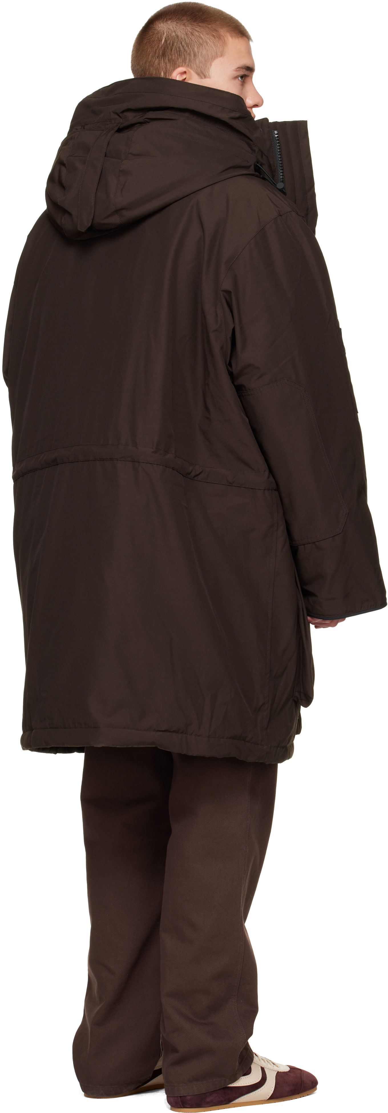 Canada Goose - 브라운 에리 다운 파카