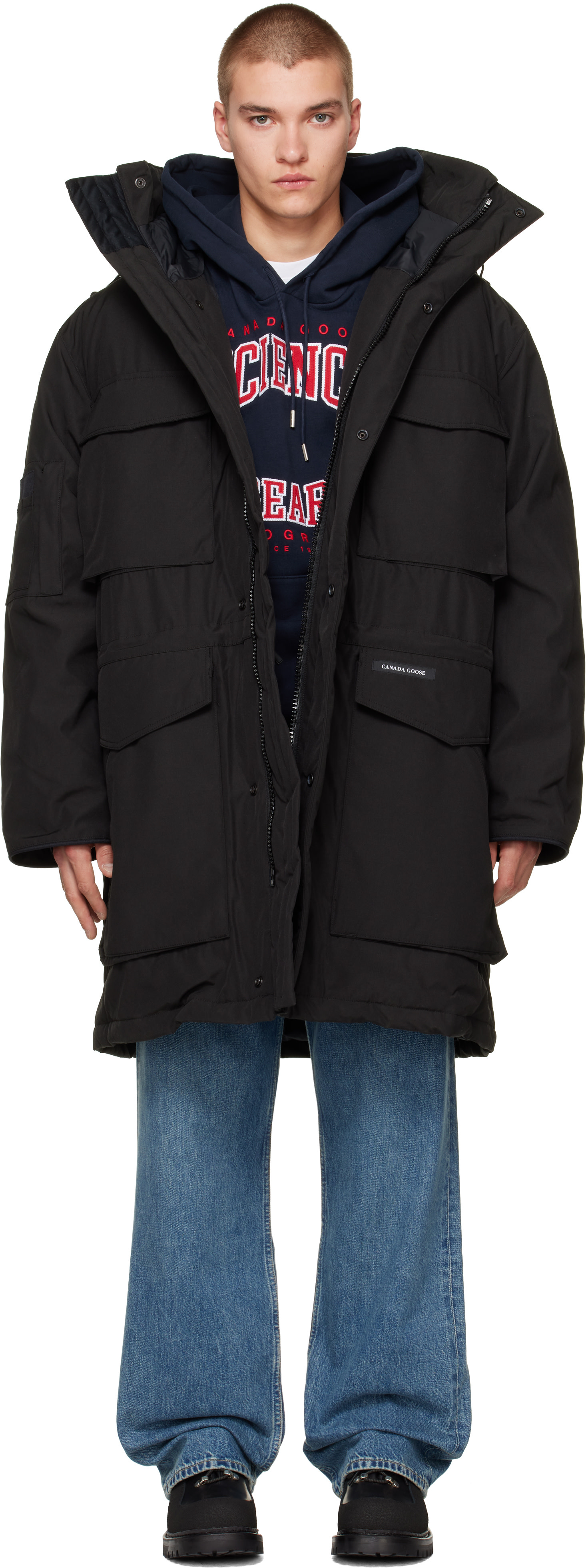 Canada Goose - ブラック Erie マウンテンパーカー