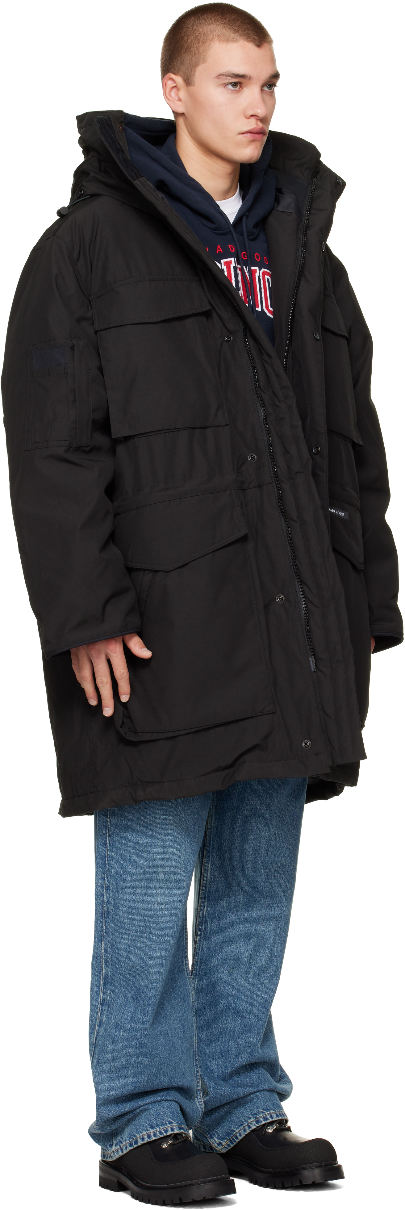 Canada Goose - ブラック Erie マウンテンパーカー