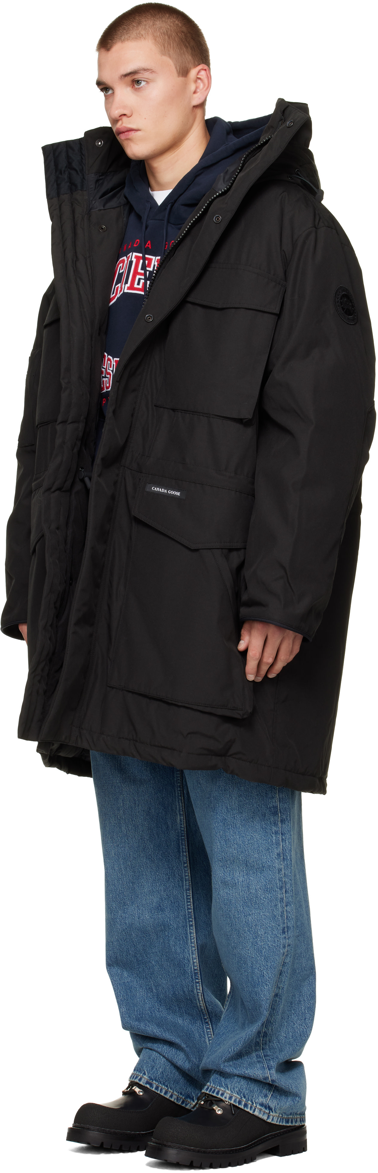 Canada Goose - ブラック Erie マウンテンパーカー