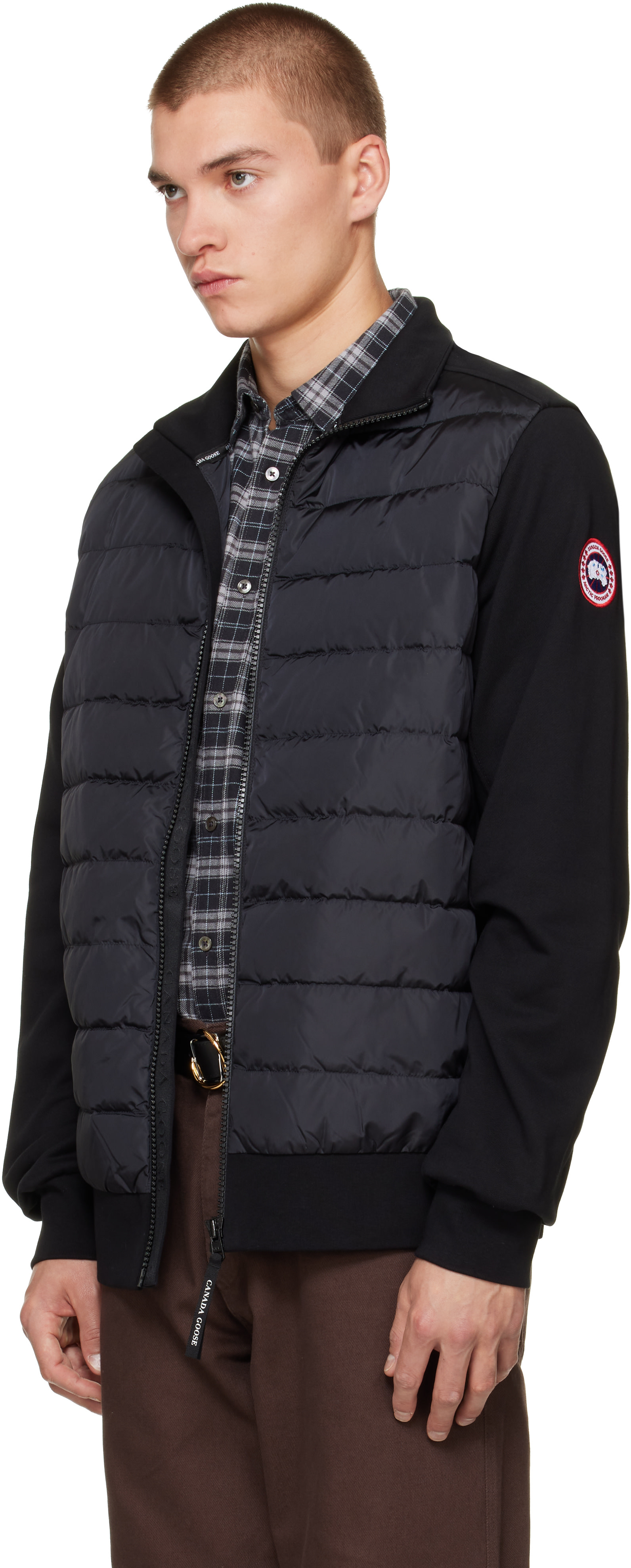 Canada Goose - Black HyBridge Huron Full Zip Down Jacket