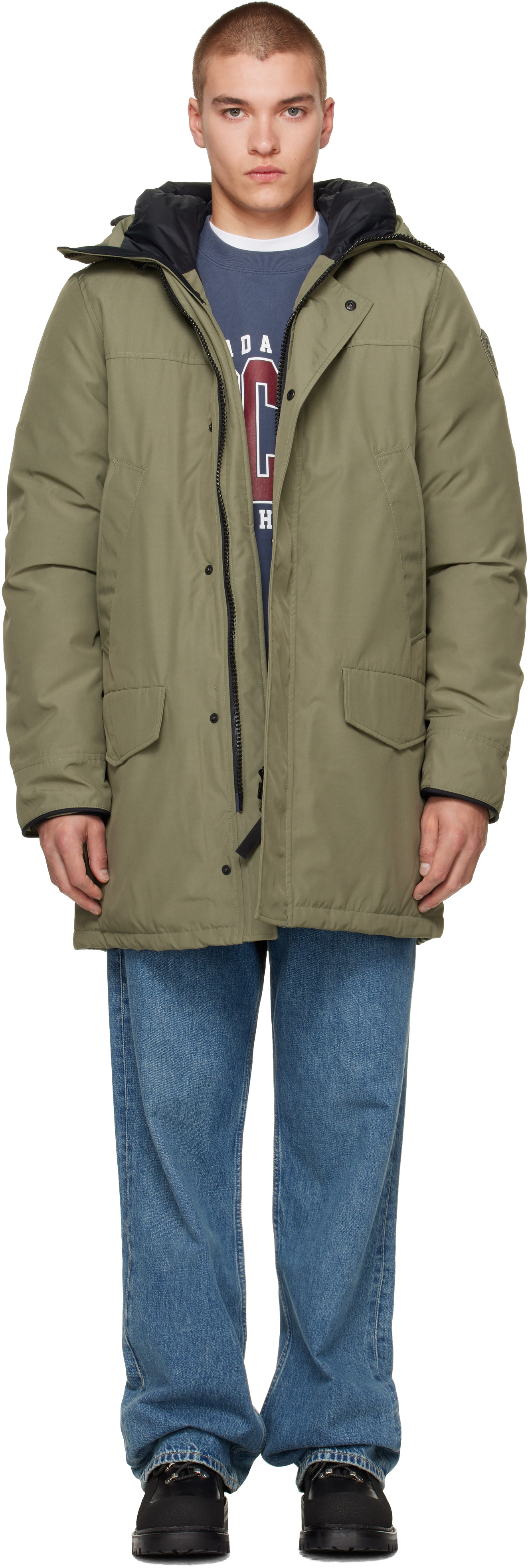 Canada Goose - 카키 디스크 랭포드 다운 파카