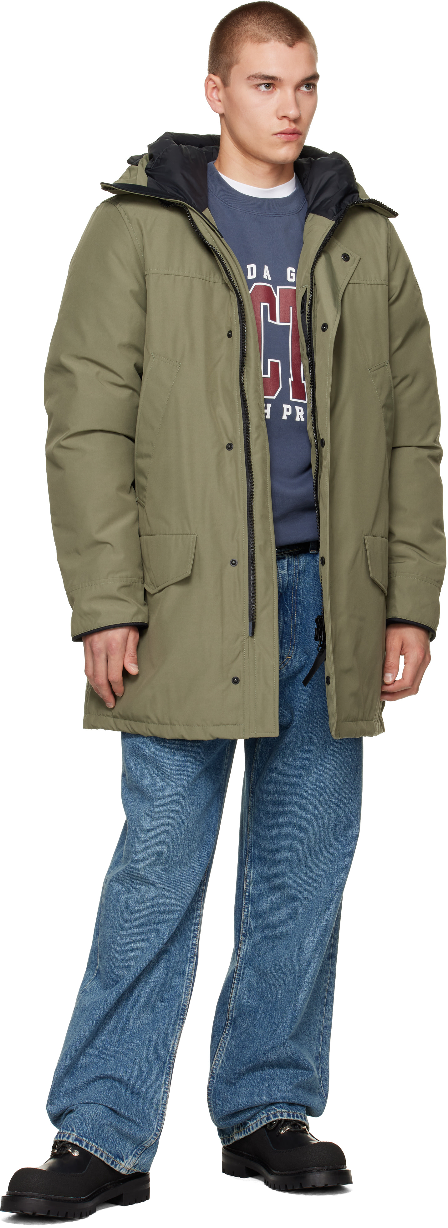 Canada Goose - 카키 디스크 랭포드 다운 파카