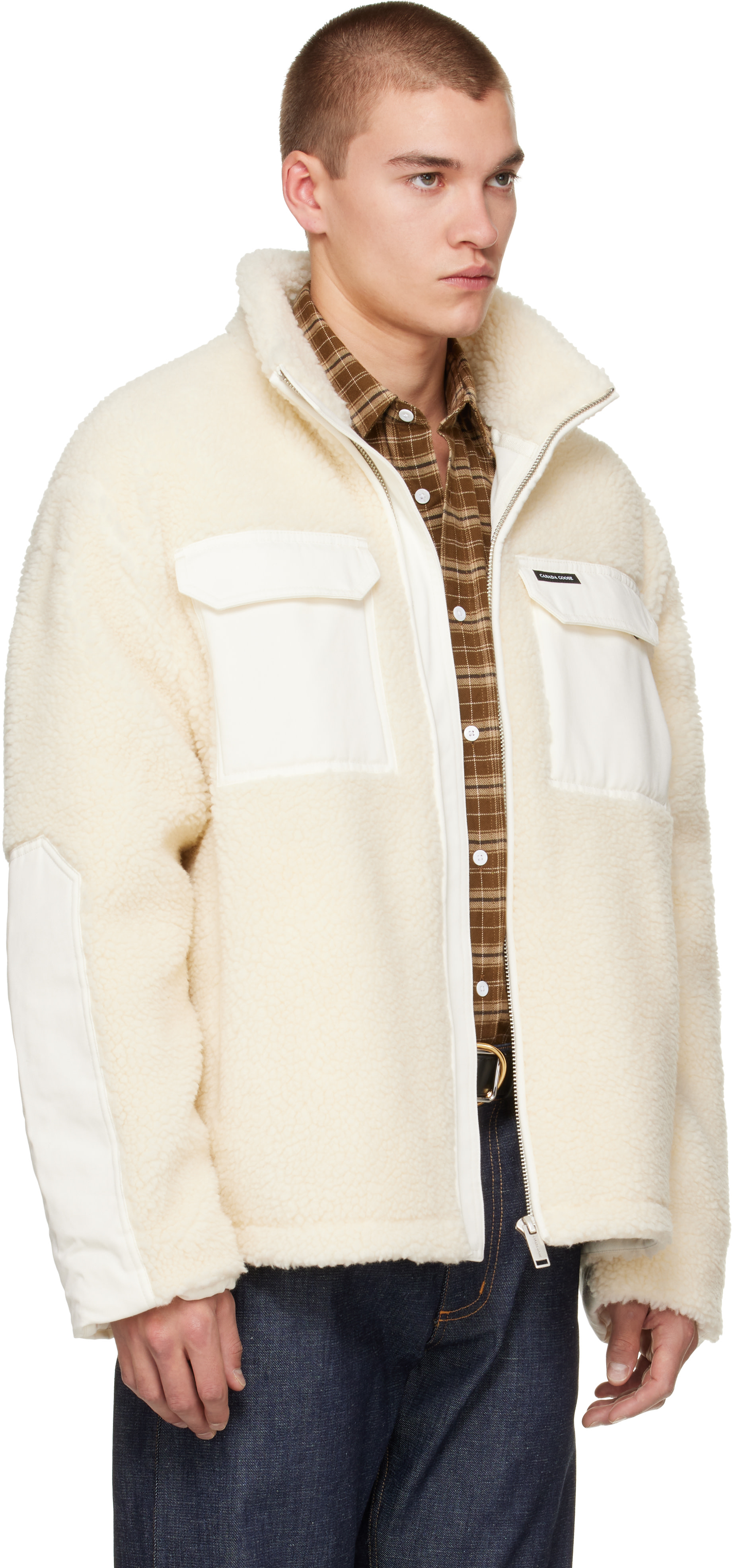 Canada Goose - Off-White Harrier Fleece Jacket
