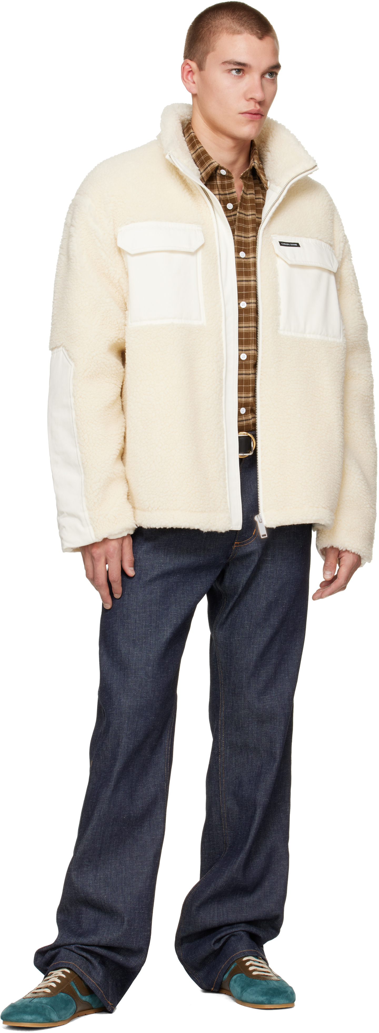 Canada Goose - Off-White Harrier Fleece Jacket