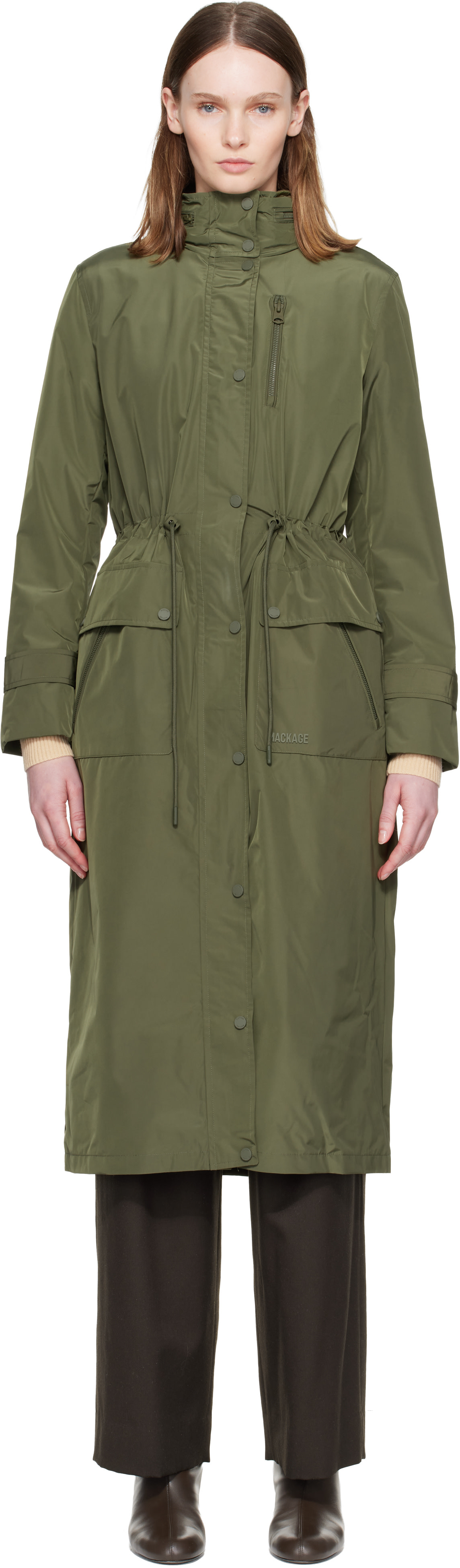 MACKAGE - Imperméable long Magdelena kaki