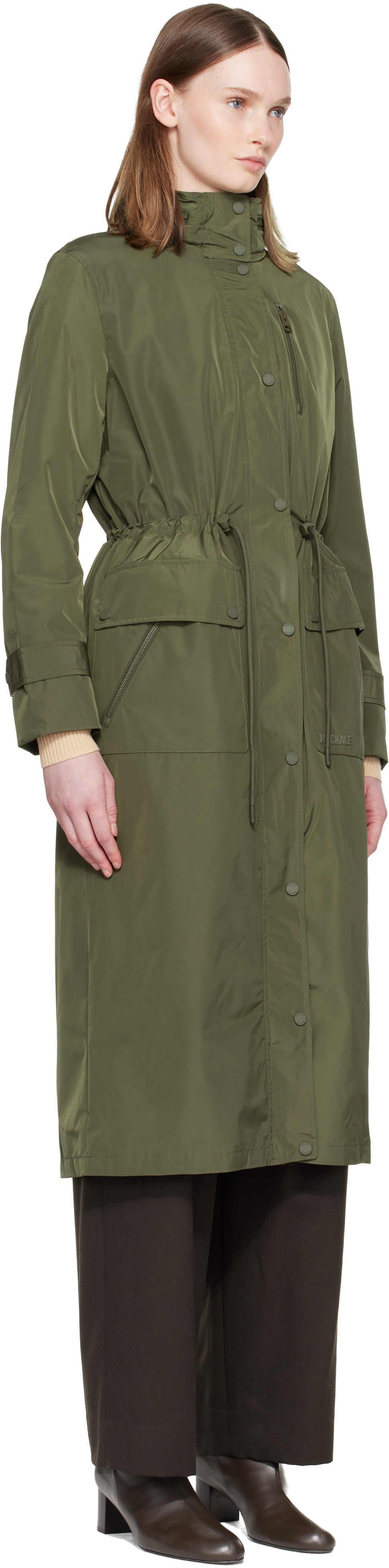 MACKAGE - Imperméable long Magdelena kaki