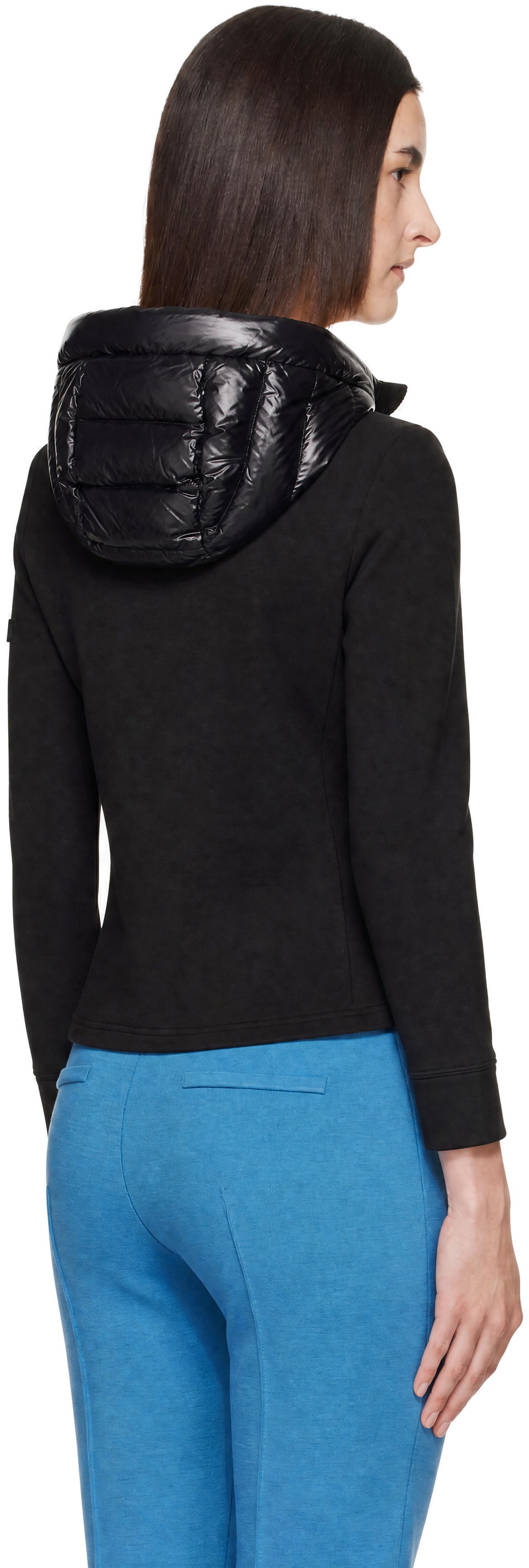 MACKAGE - Blouson matelassé AGATHA noir à capuche