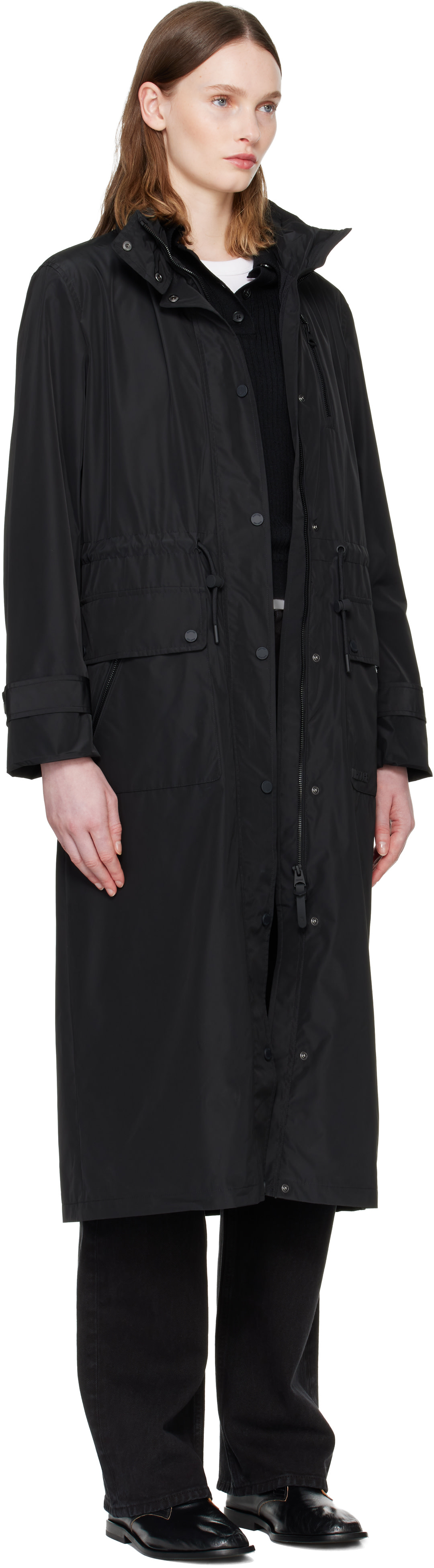 MACKAGE - Imperméable long MAGDELENA noir