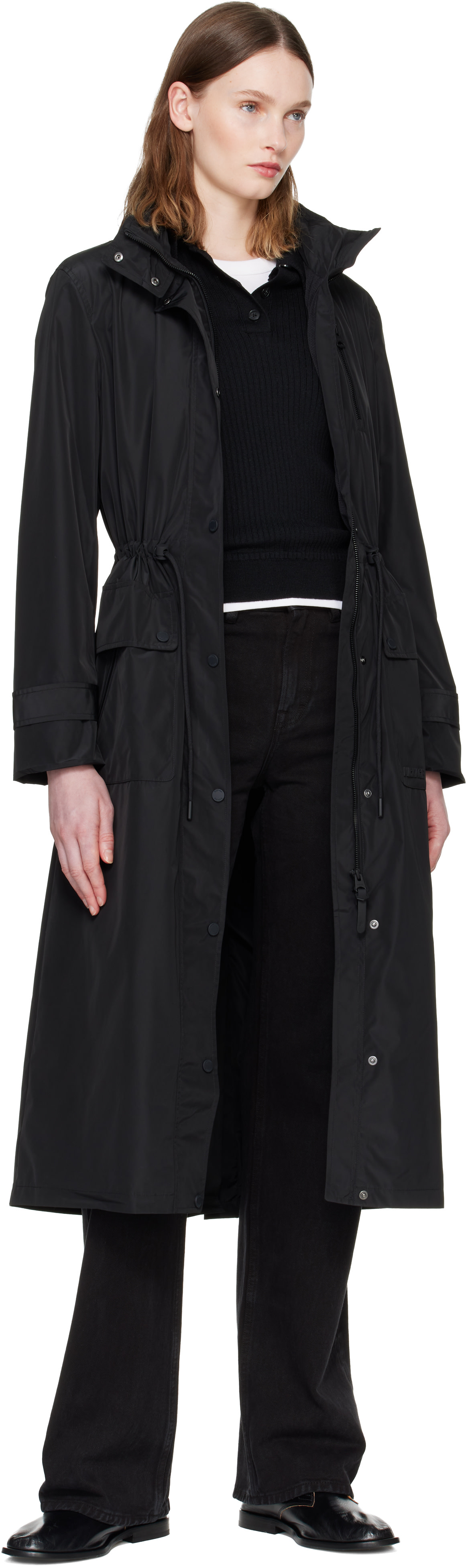 MACKAGE - Imperméable long MAGDELENA noir