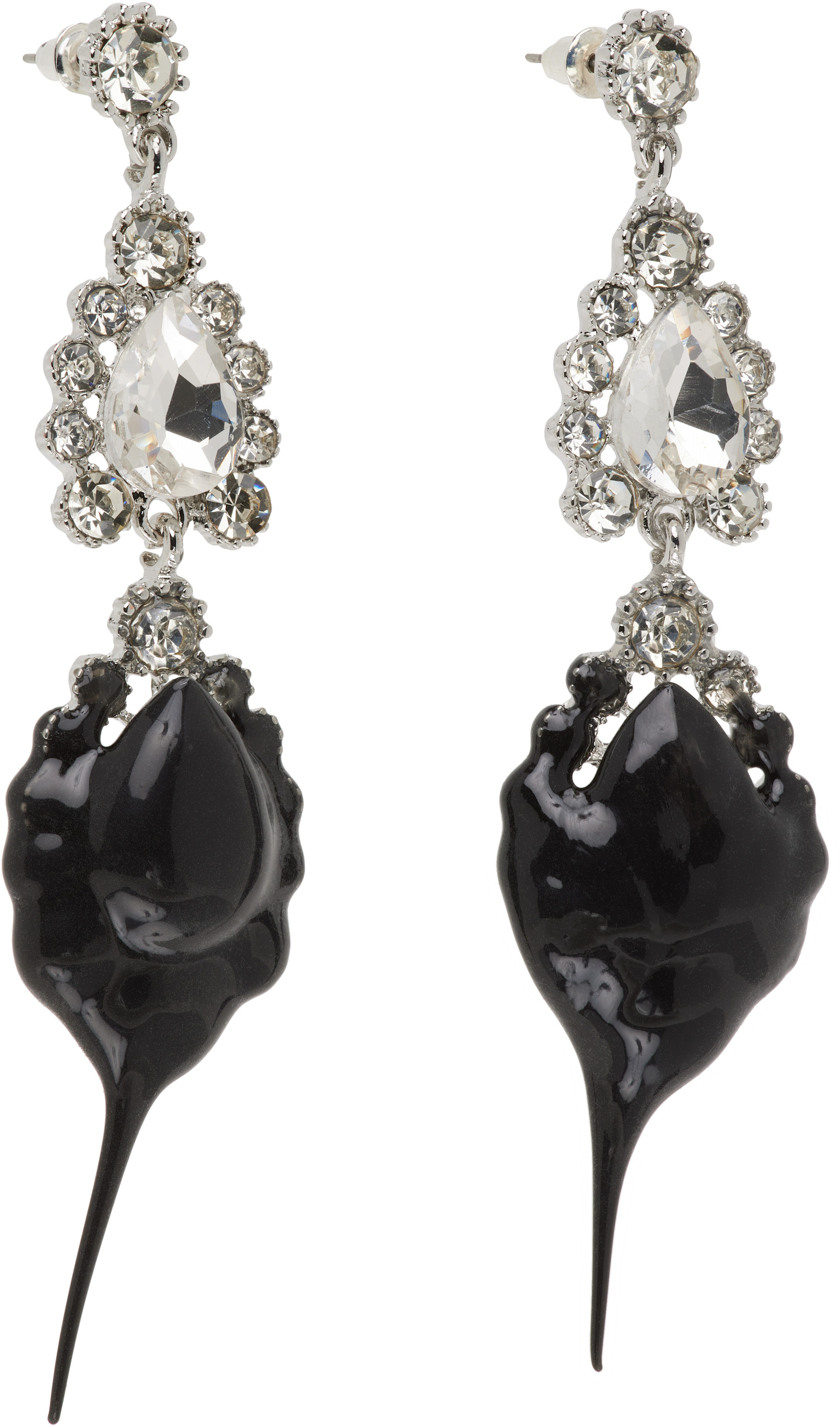 Ottolinger - Boucles d'oreilles Chandelier à breloque enduite
