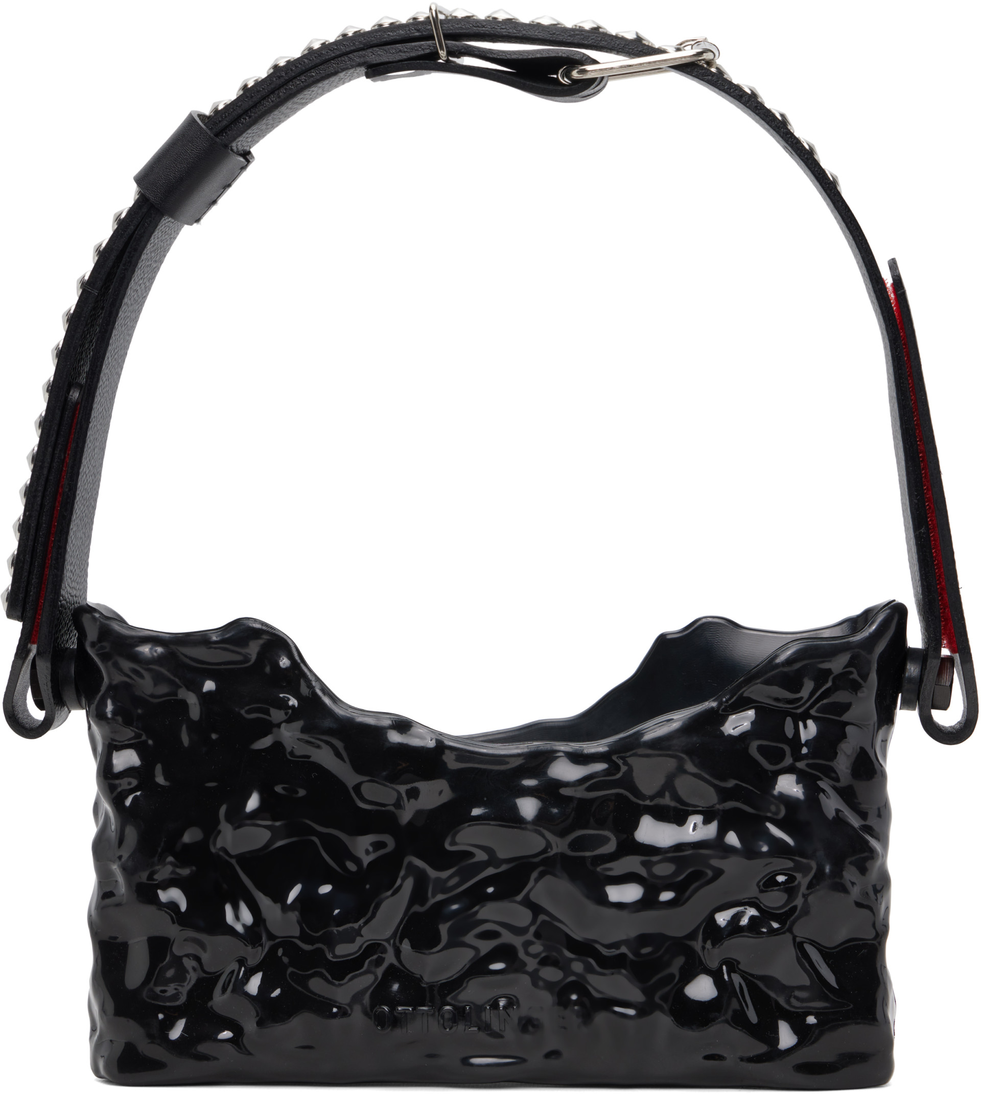 Ottolinger - Sac baguette noir à clous