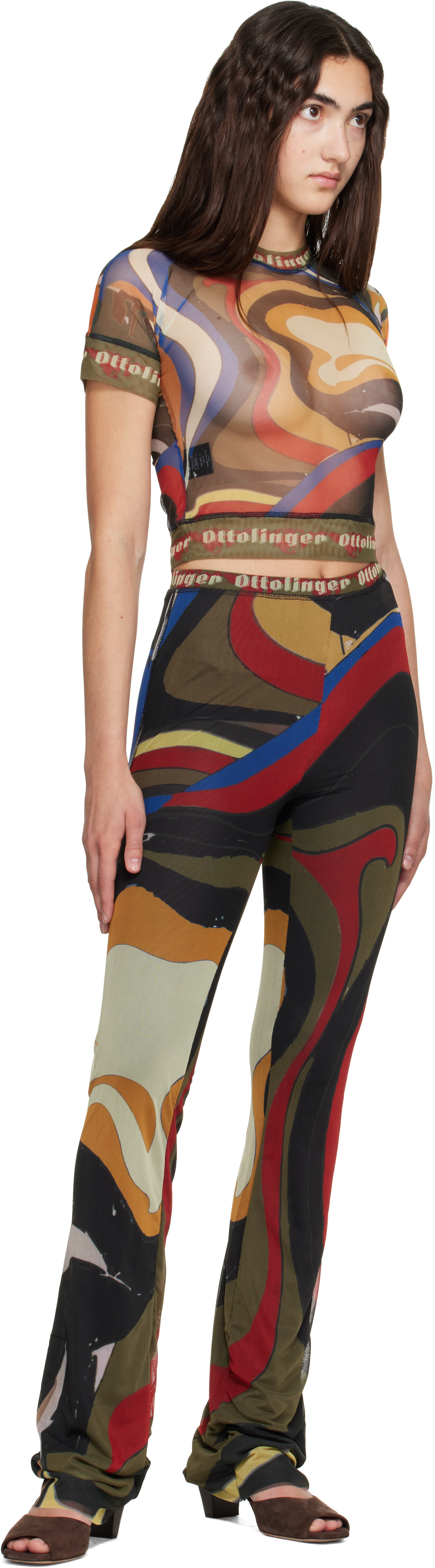 Ottolinger - Multicolor Mesh Lounge Pants