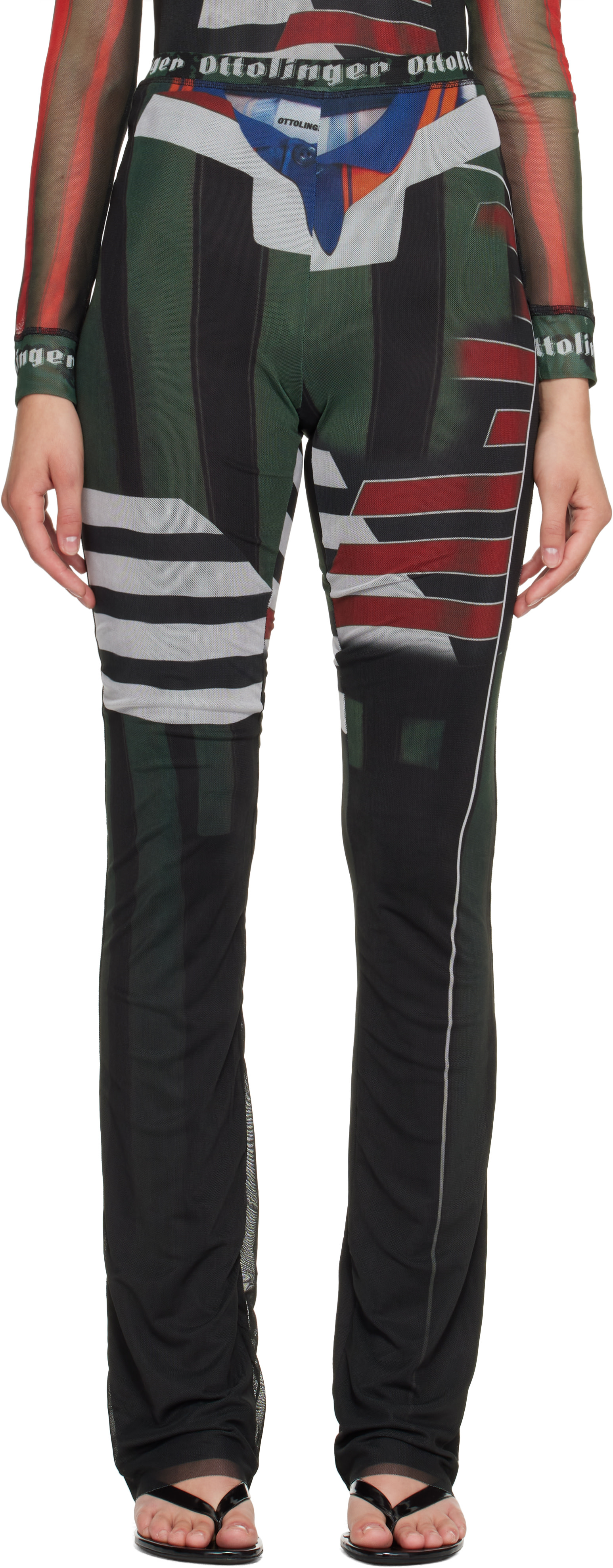 Ottolinger - Multicolor Mesh Lounge Pants