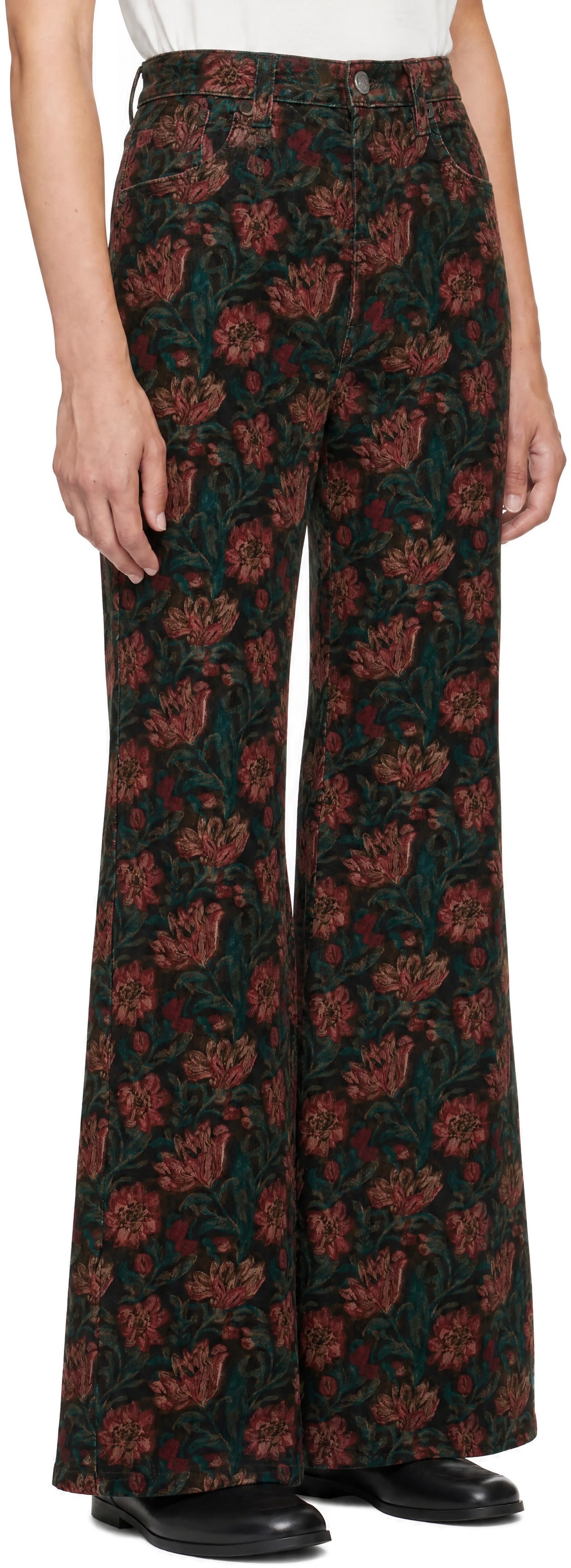 R13 - Pantalon Jane rose