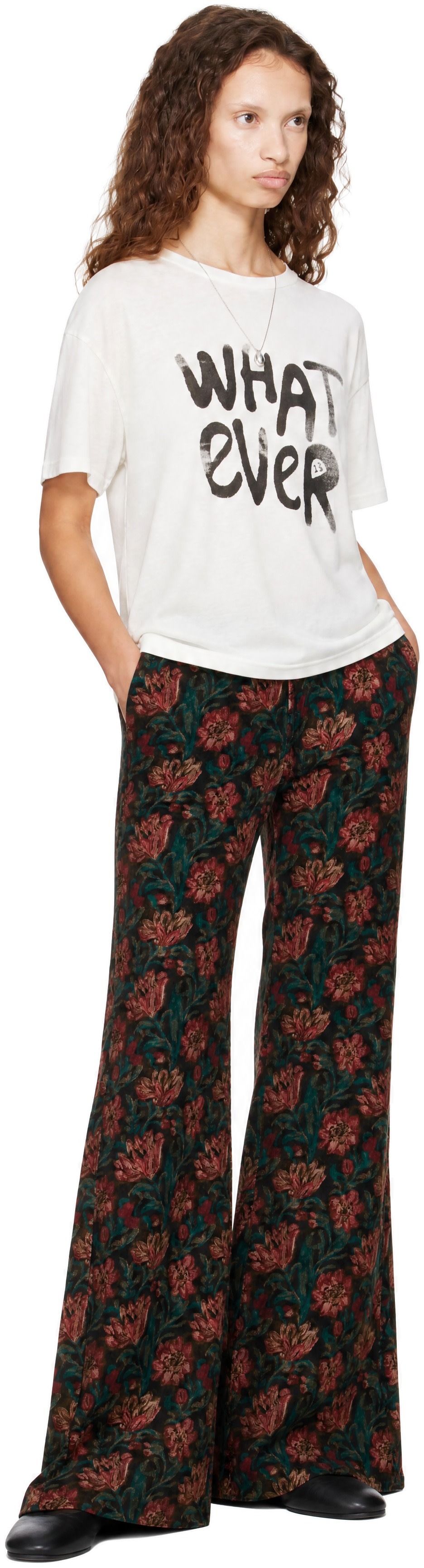 R13 - Pantalon Jane rose