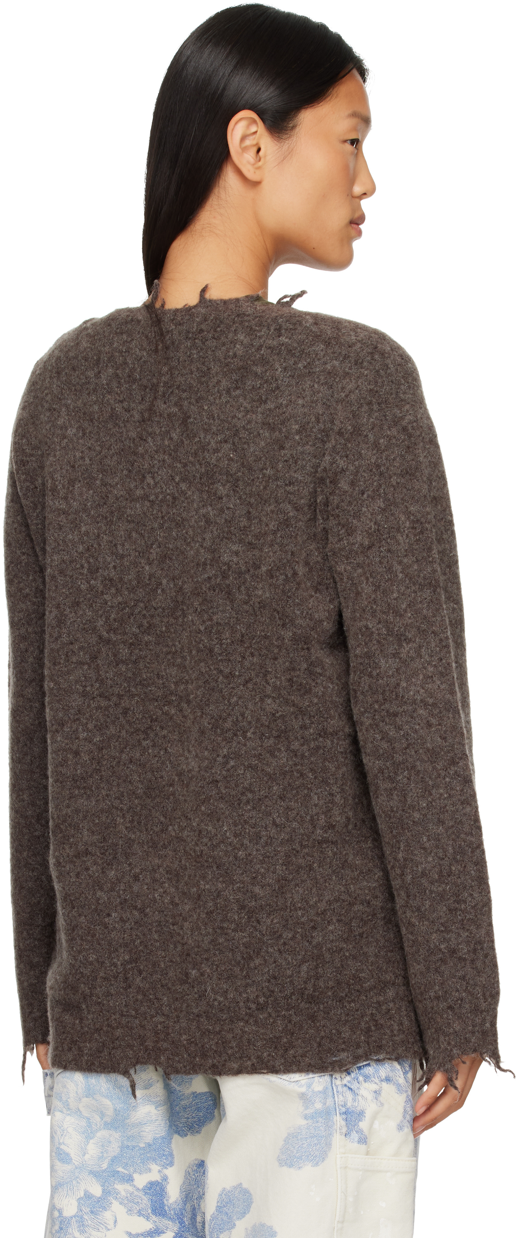 R13 - Henley décontracté brun