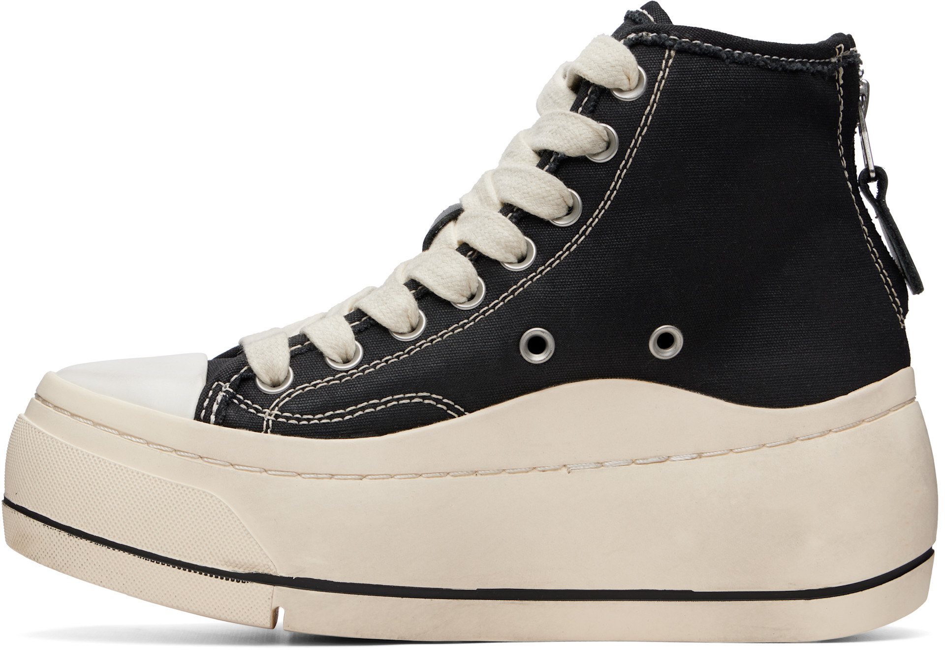 R13 - Baskets montantes Kurt noires