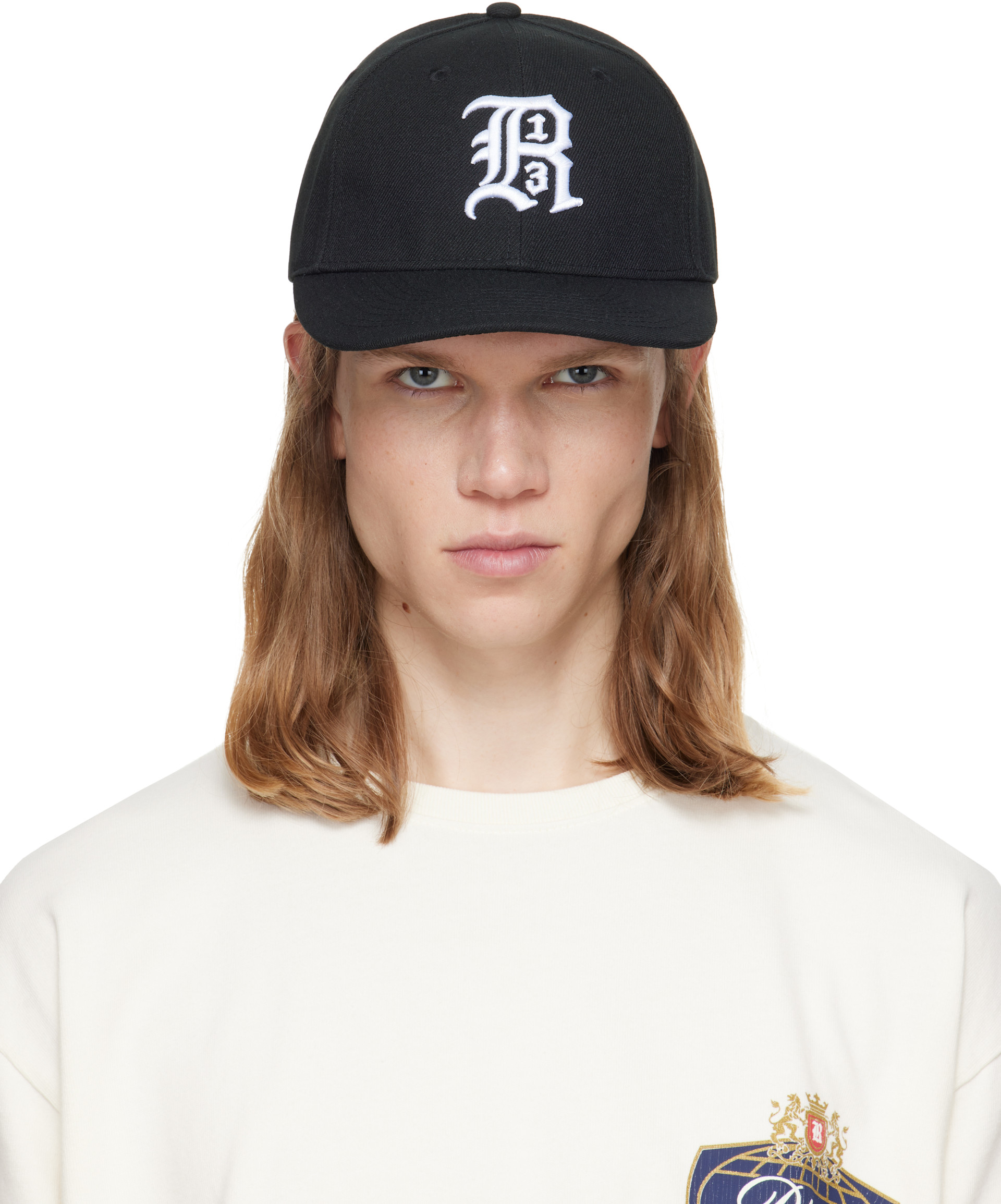 R13 - Black 'R13' Baseball Cap
