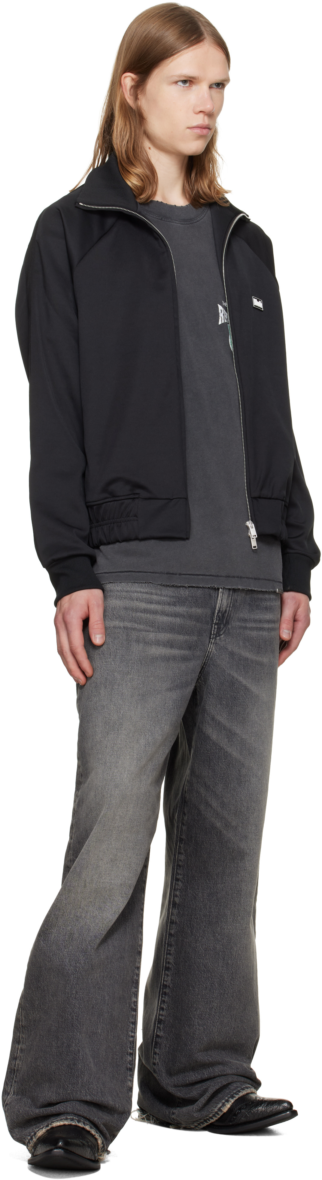 R13 - Gray D'Arcy Loose Jeans
