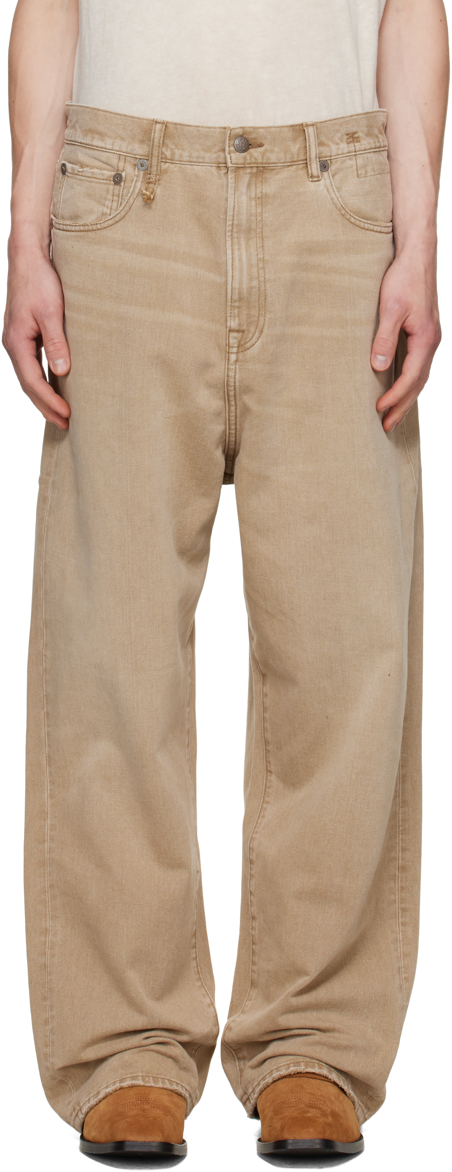 R13 - Beige Venti Jeans