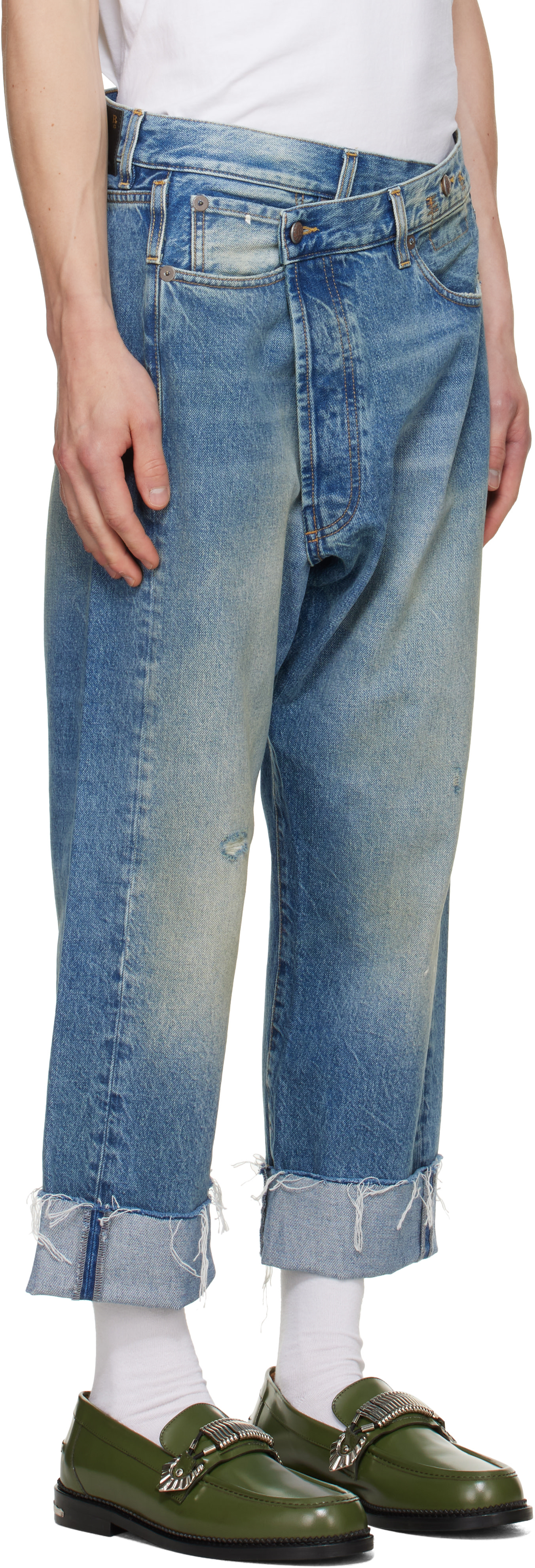 R13 - Blue Crossover Jeans