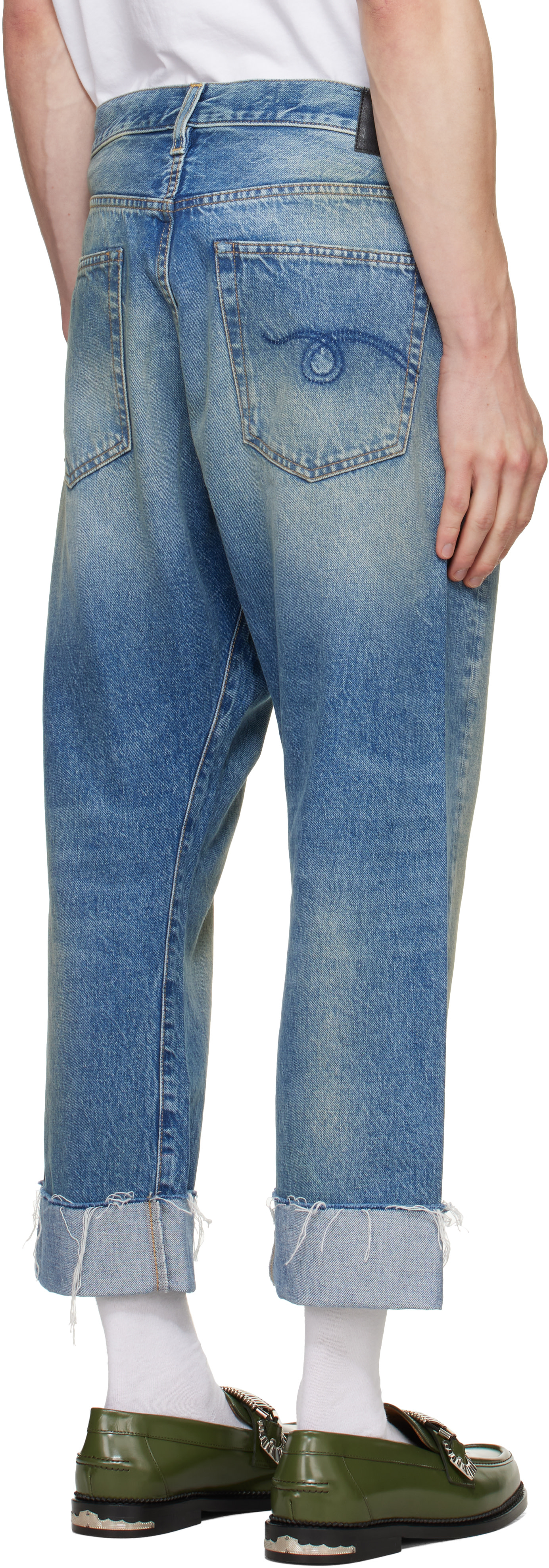 R13 - Blue Crossover Jeans
