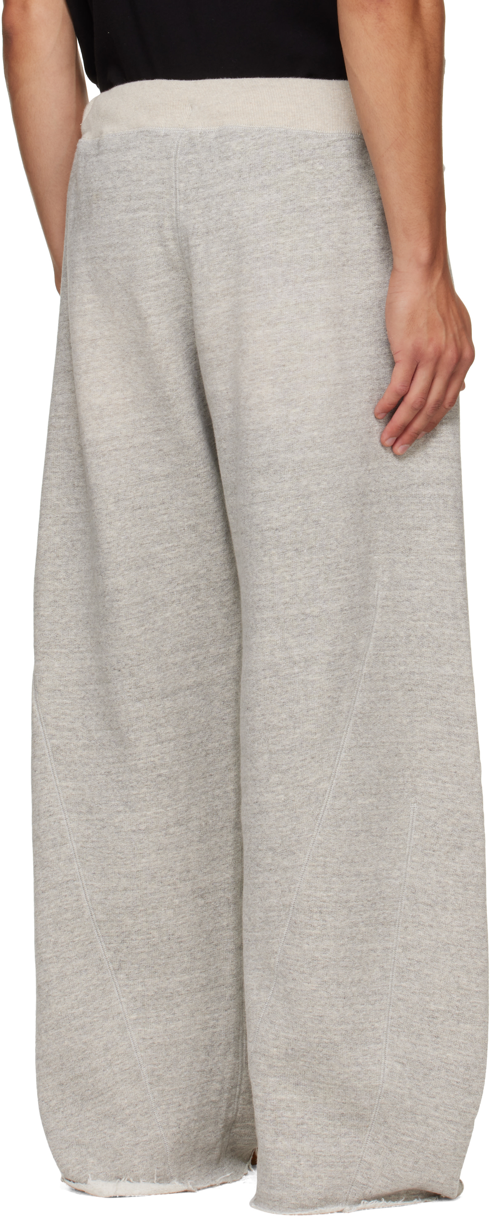 R13 - Gray Relaxed Darted Sweatpants
