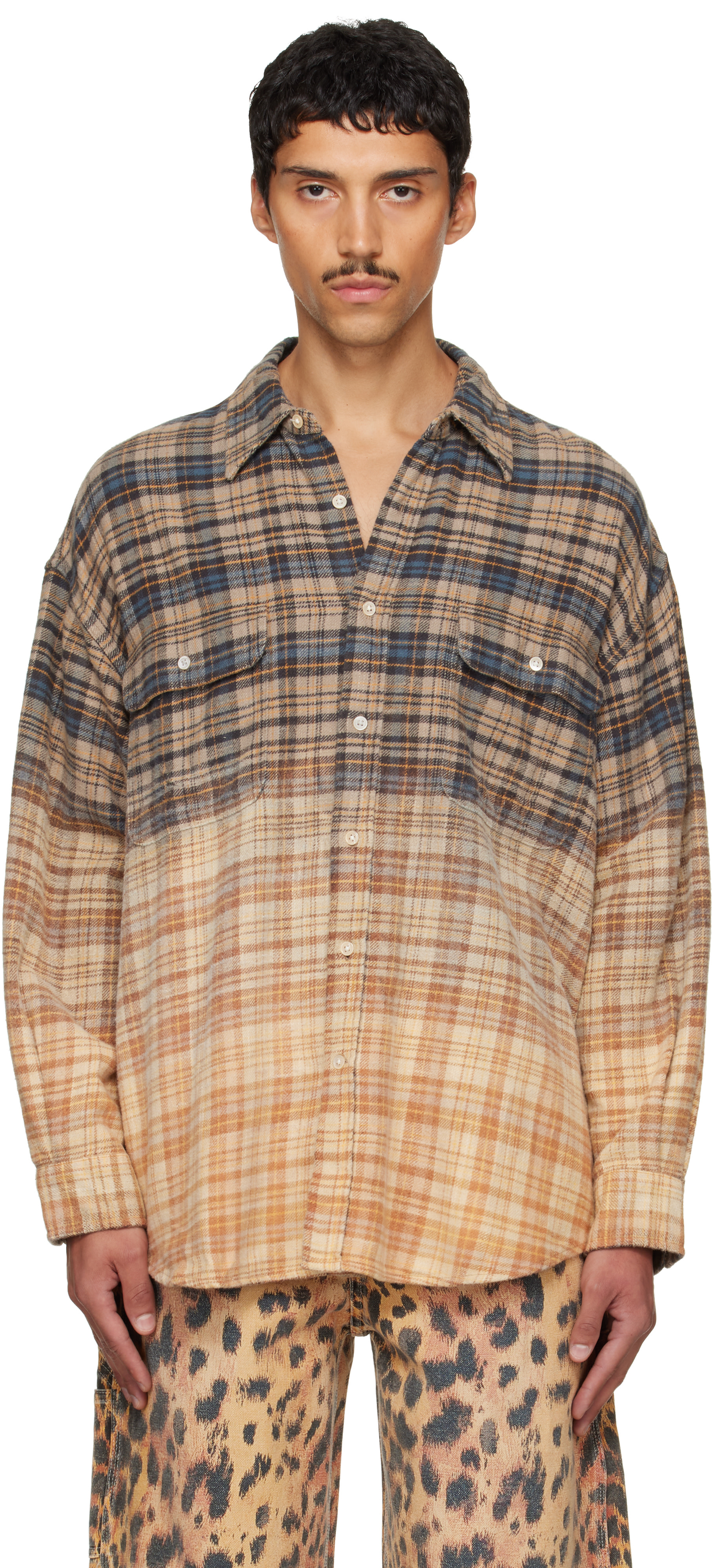 R13 - Multicolor Boyfriend Shirt