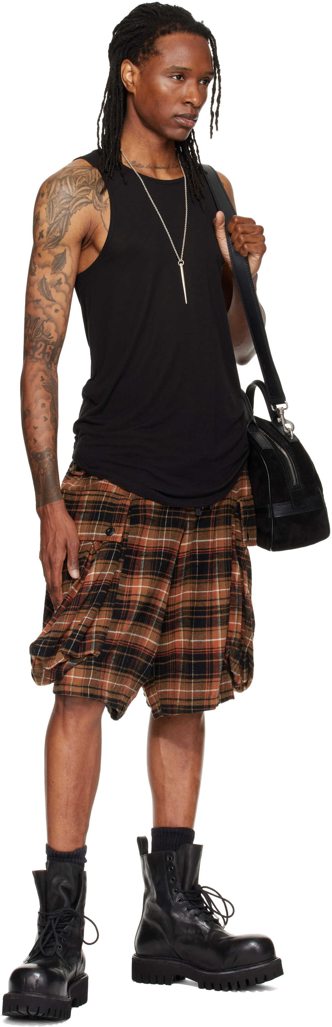 R13 - Brown Jumbo Shorts