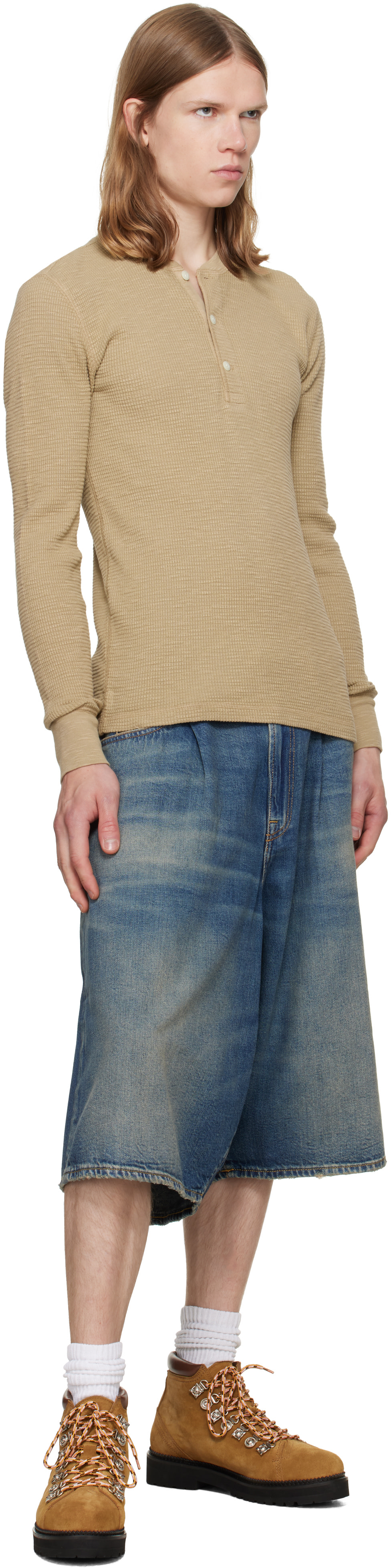R13 - Short Jesse indigo en denim