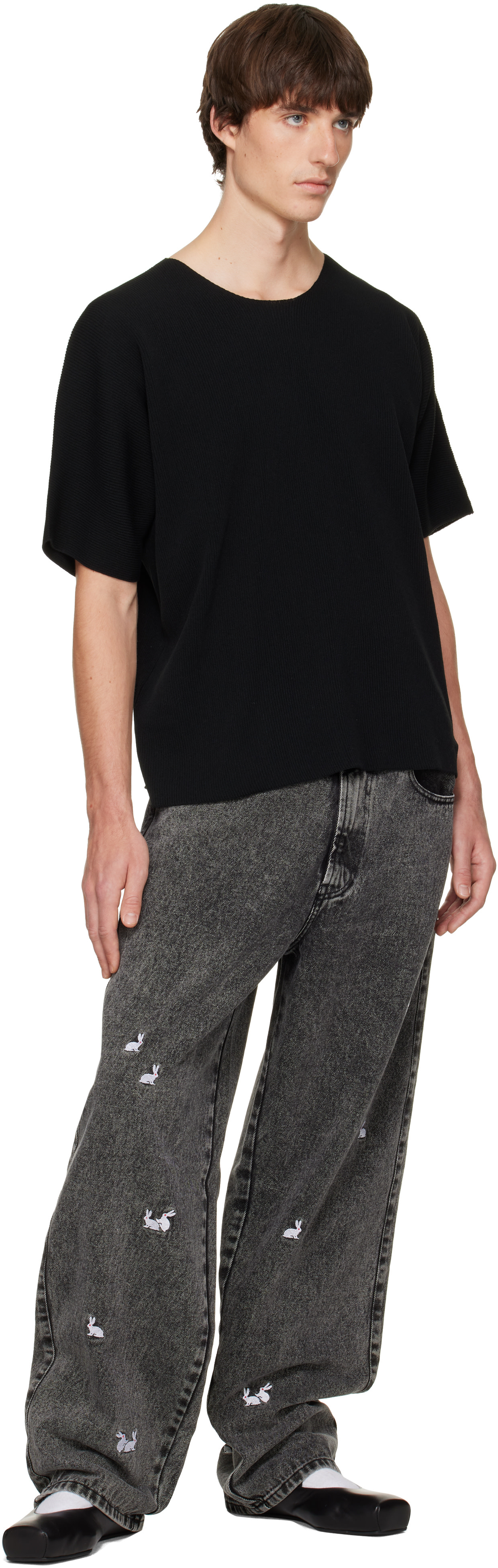 Carne Bollente - Gray 'A Billionhare' Jeans
