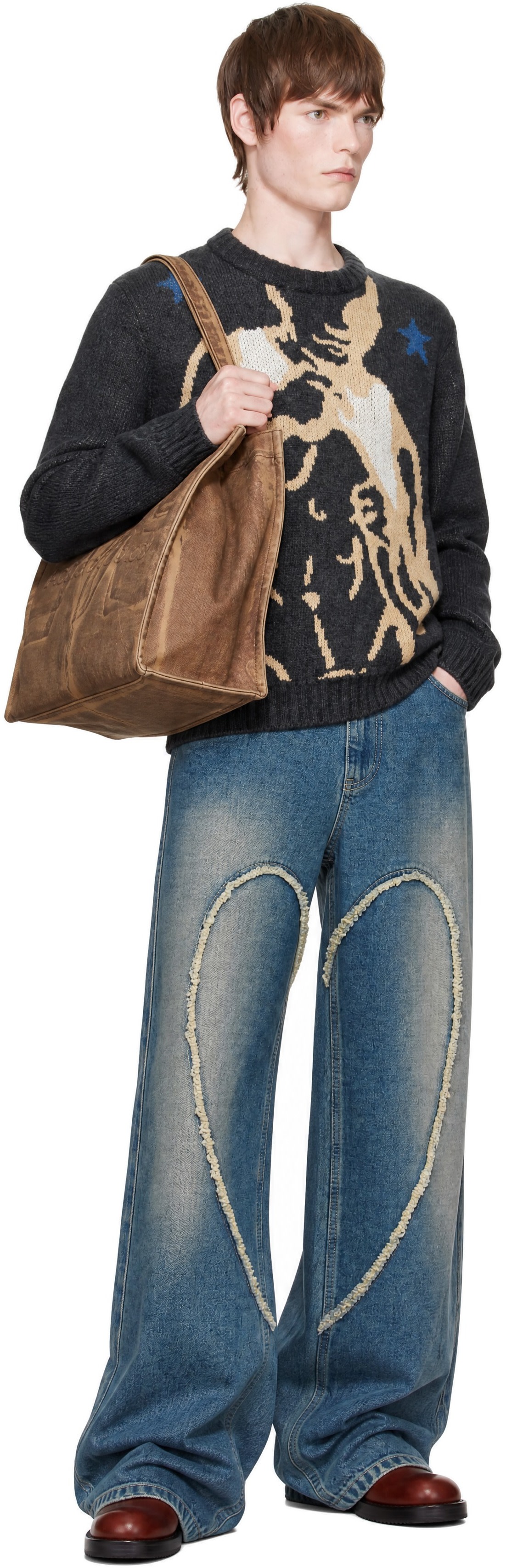 Carne Bollente - Gray Soft Top Sweater