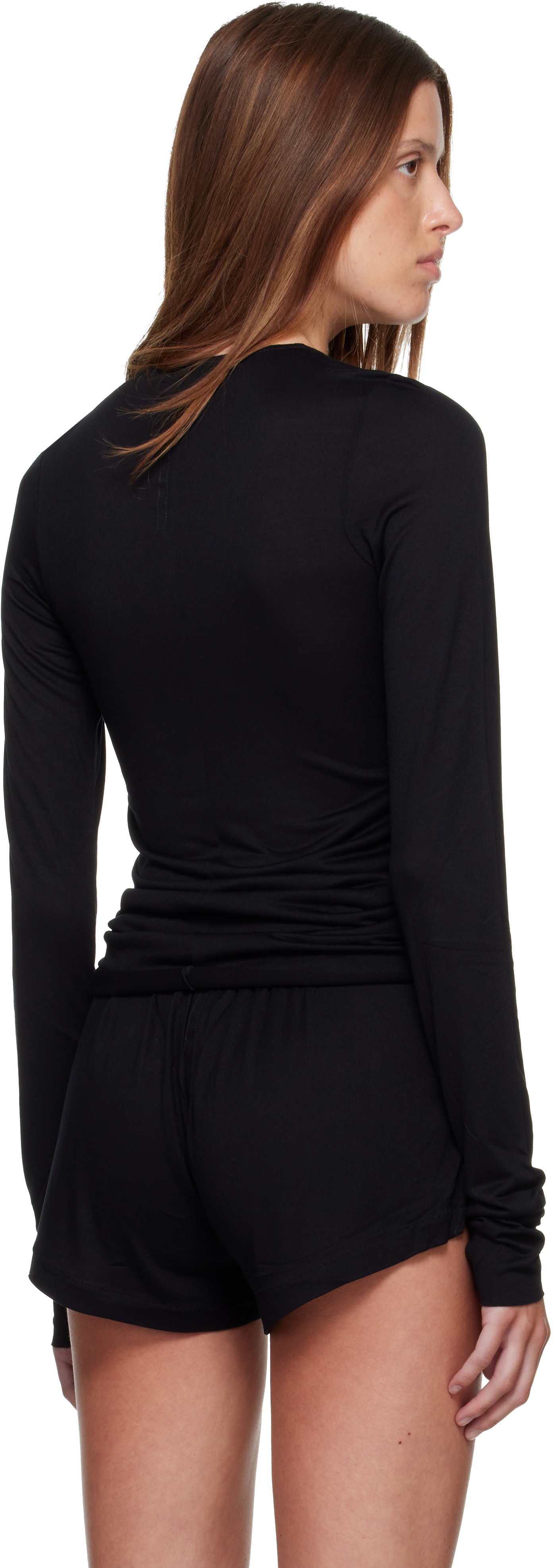 Rick Owens Lilies - 블랙 타워 베이직 LS 티셔츠