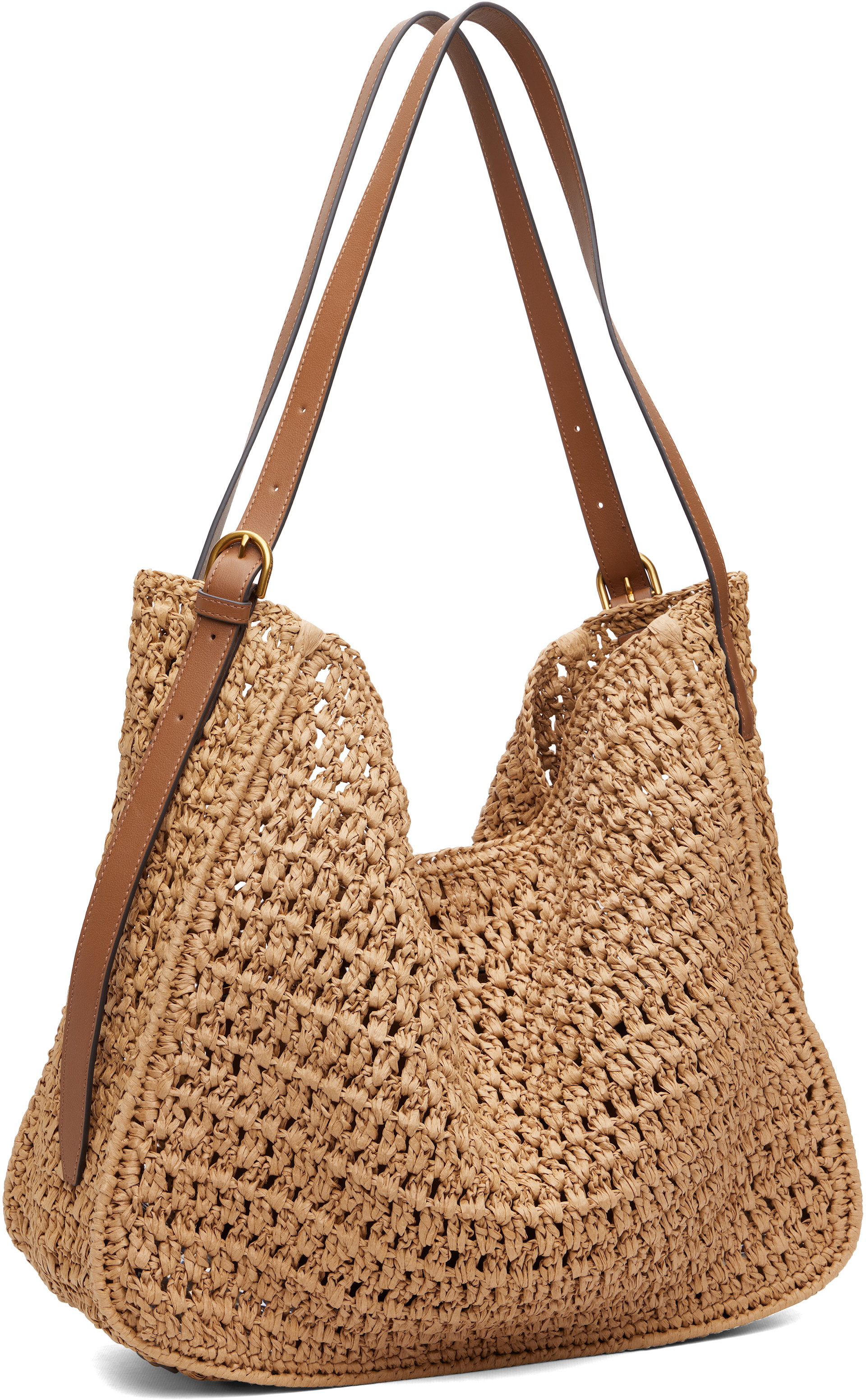 rag & bone - Cabas River beige en raphia