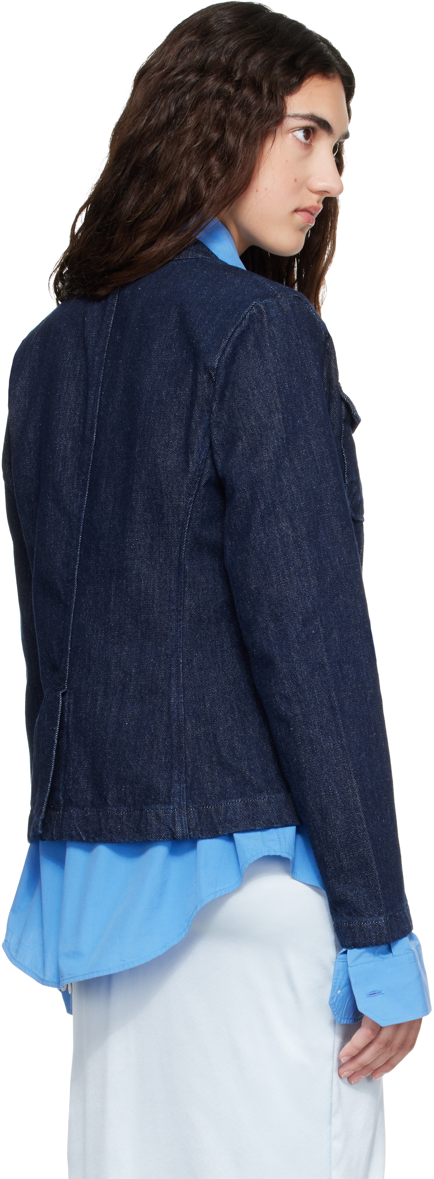 rag & bone - Blouson Mercer bleu en denim