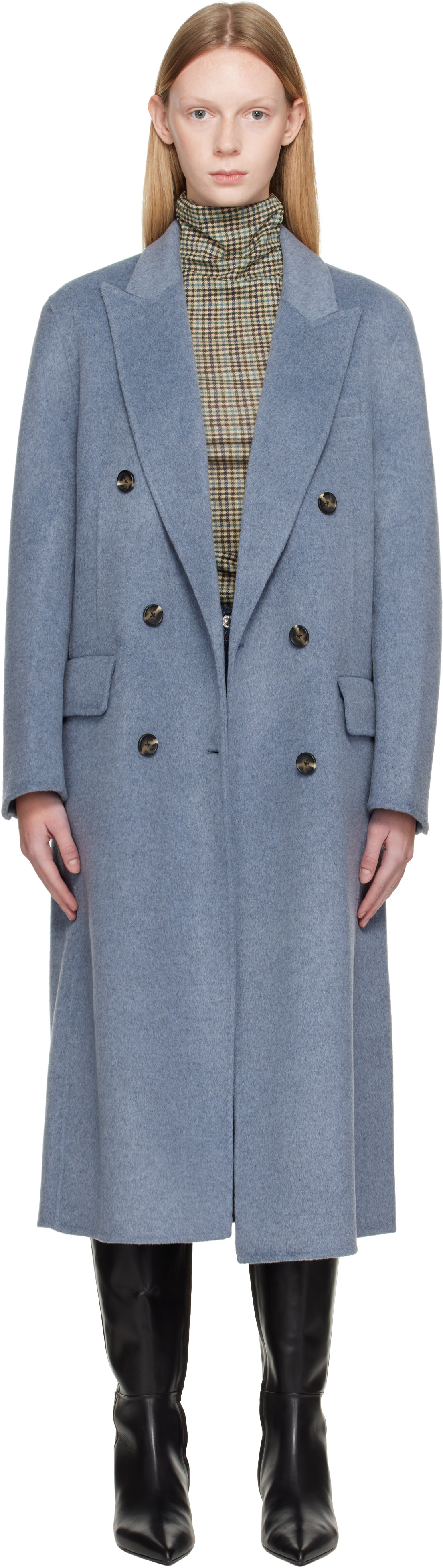 rag & bone - Blue Vasso Double-Face Coat