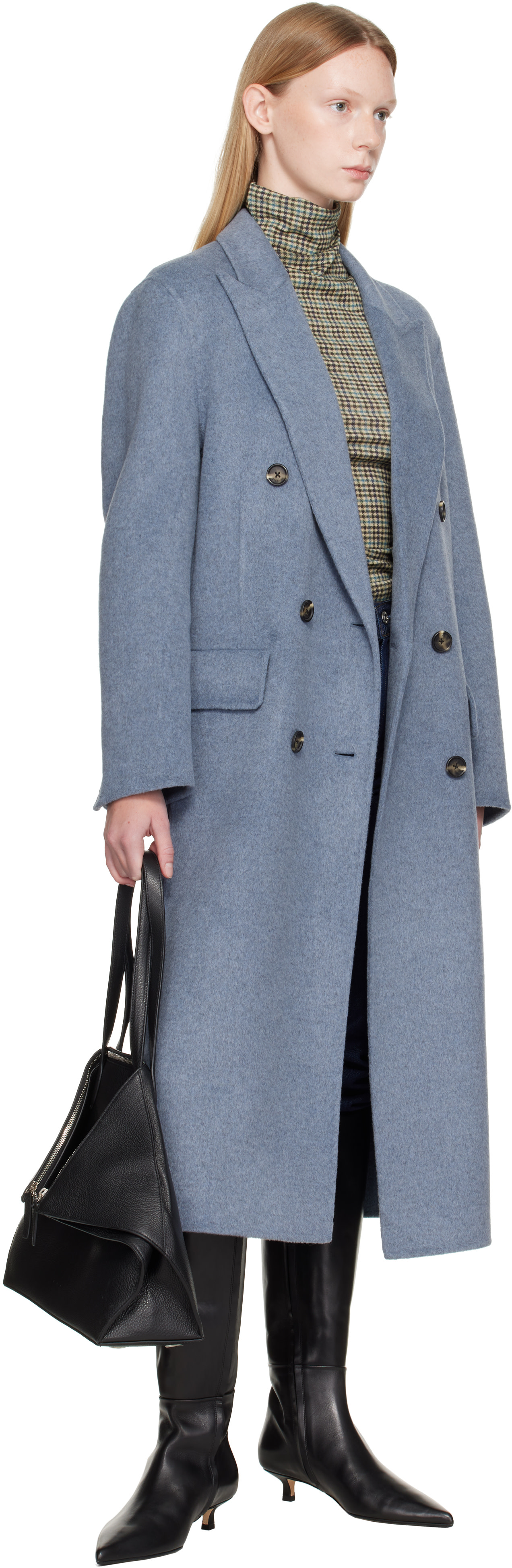 rag & bone - Blue Vasso Double-Face Coat