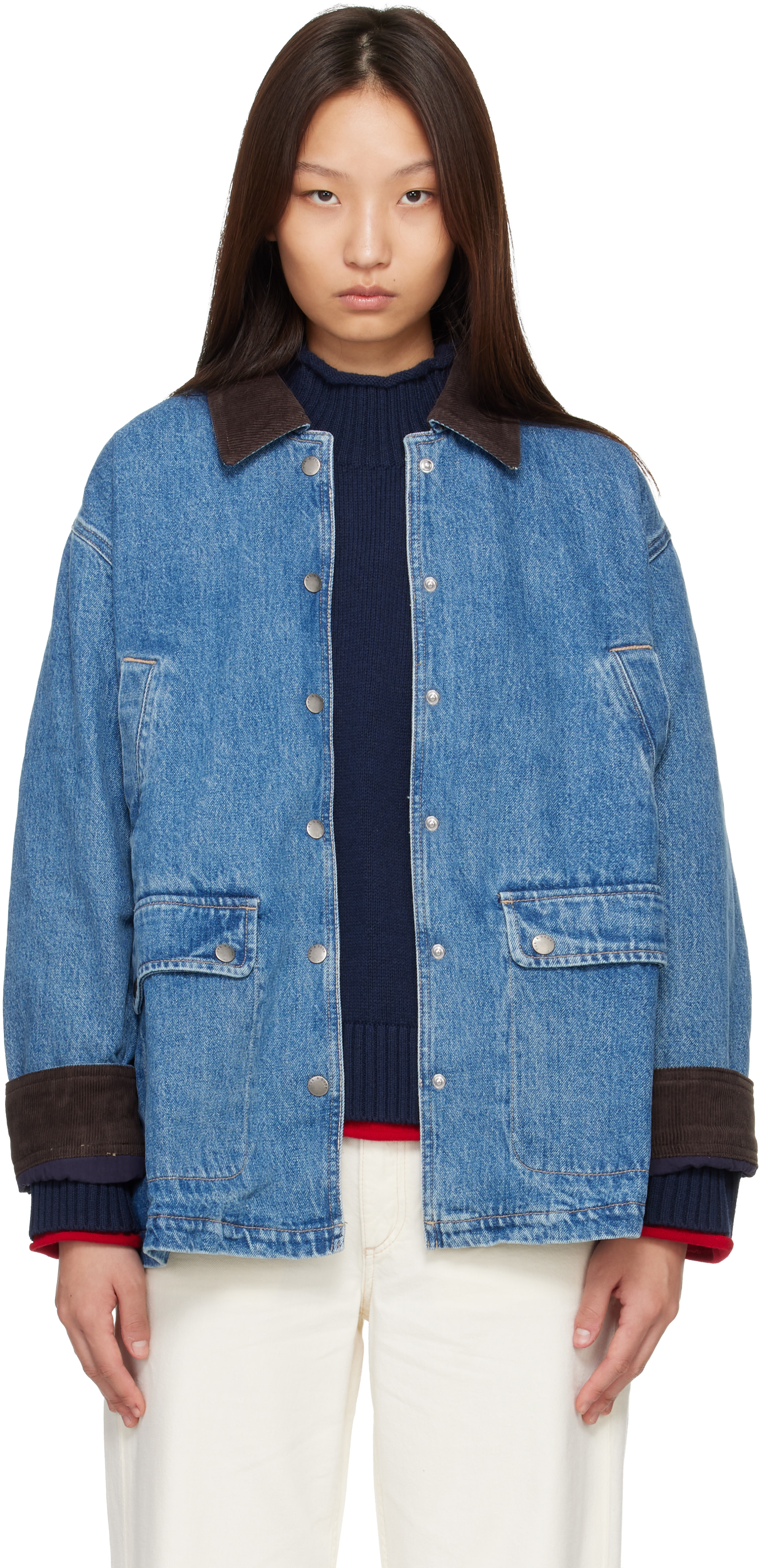 rag & bone - Blue Cassidy Barn Denim Jacket
