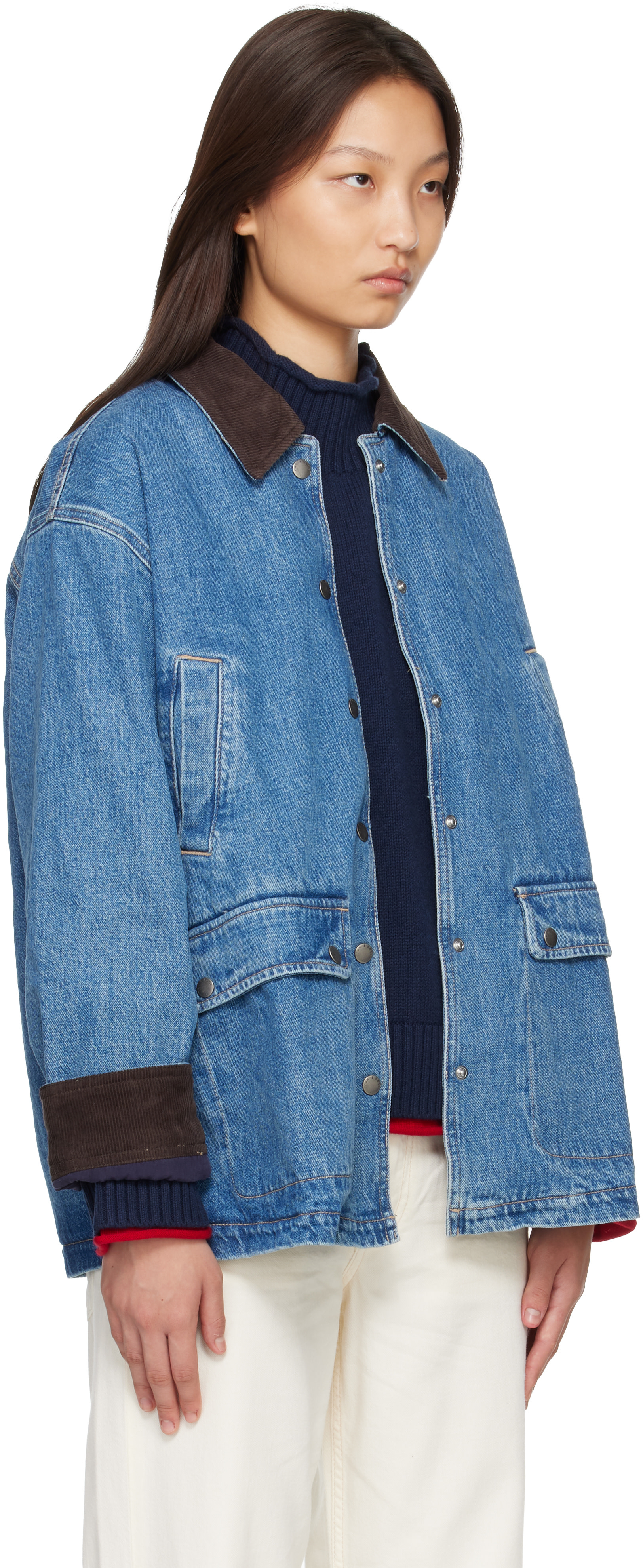 rag & bone - Blue Cassidy Barn Denim Jacket
