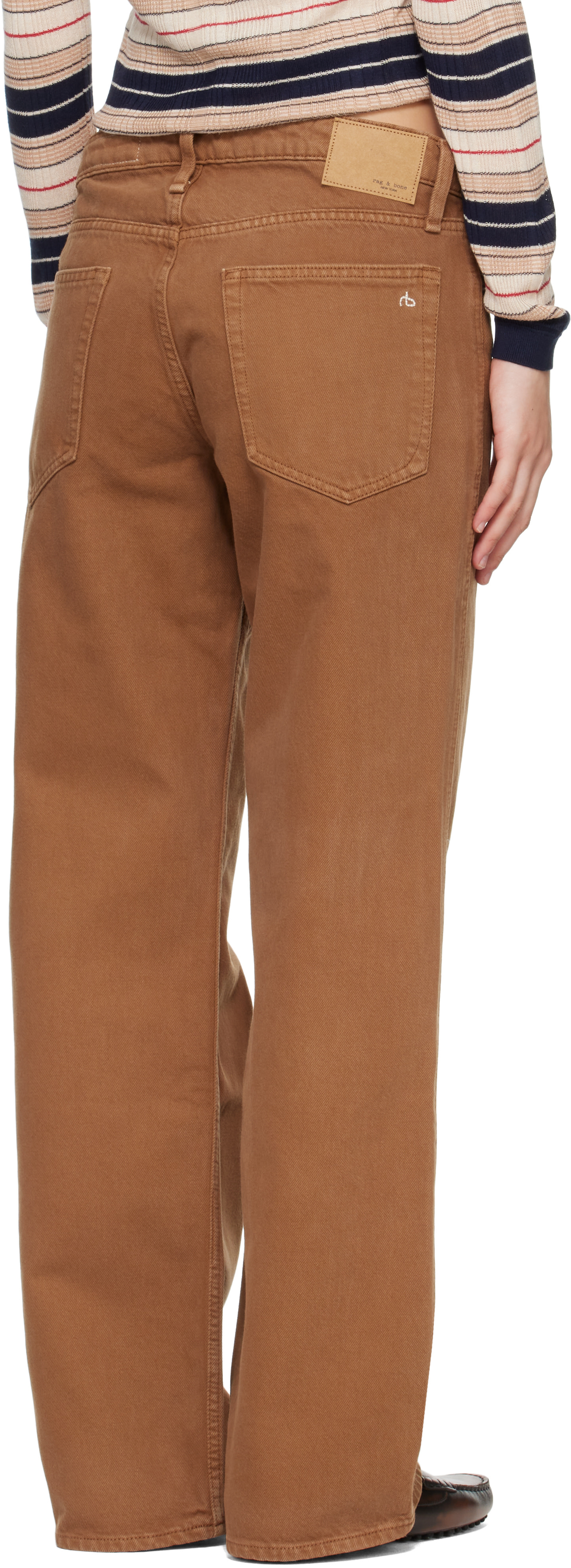 rag & bone - Jean droit Cam brun