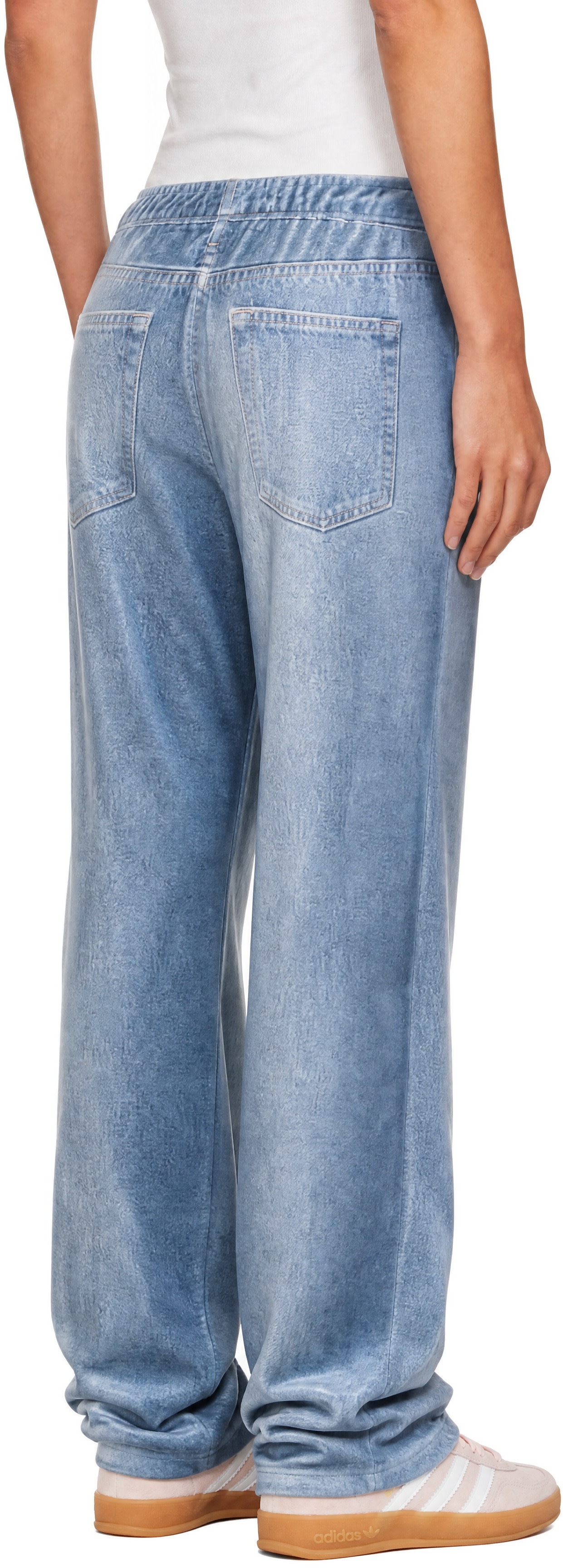 rag & bone - Pantalon ample bleu en Miramar