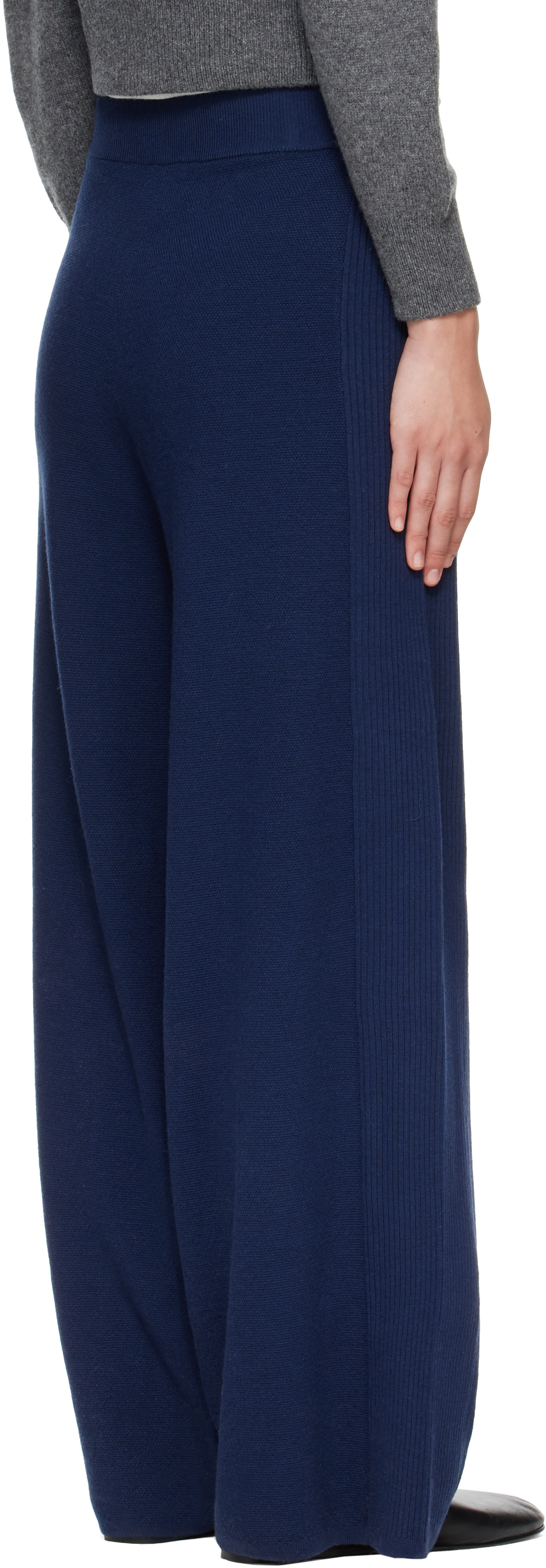 rag & bone - Pantalon ample Lucy bleu marine