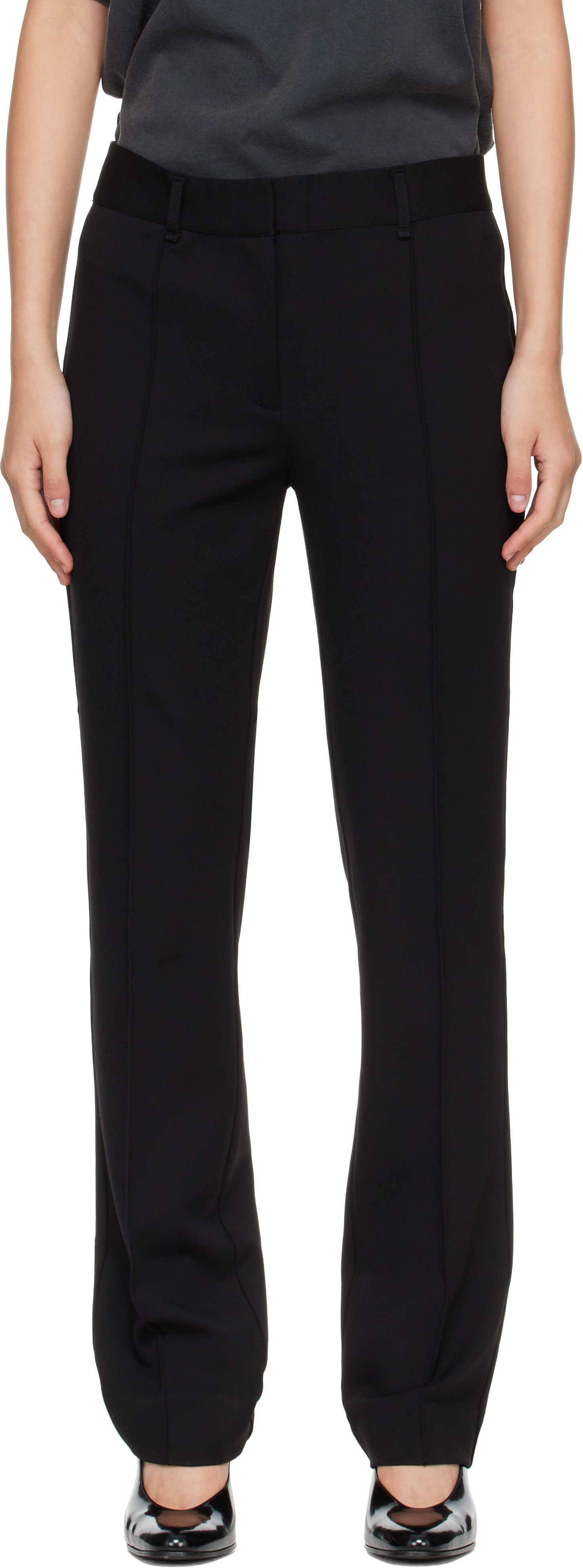 rag & bone - Pantalon-cigarette Sutton noir