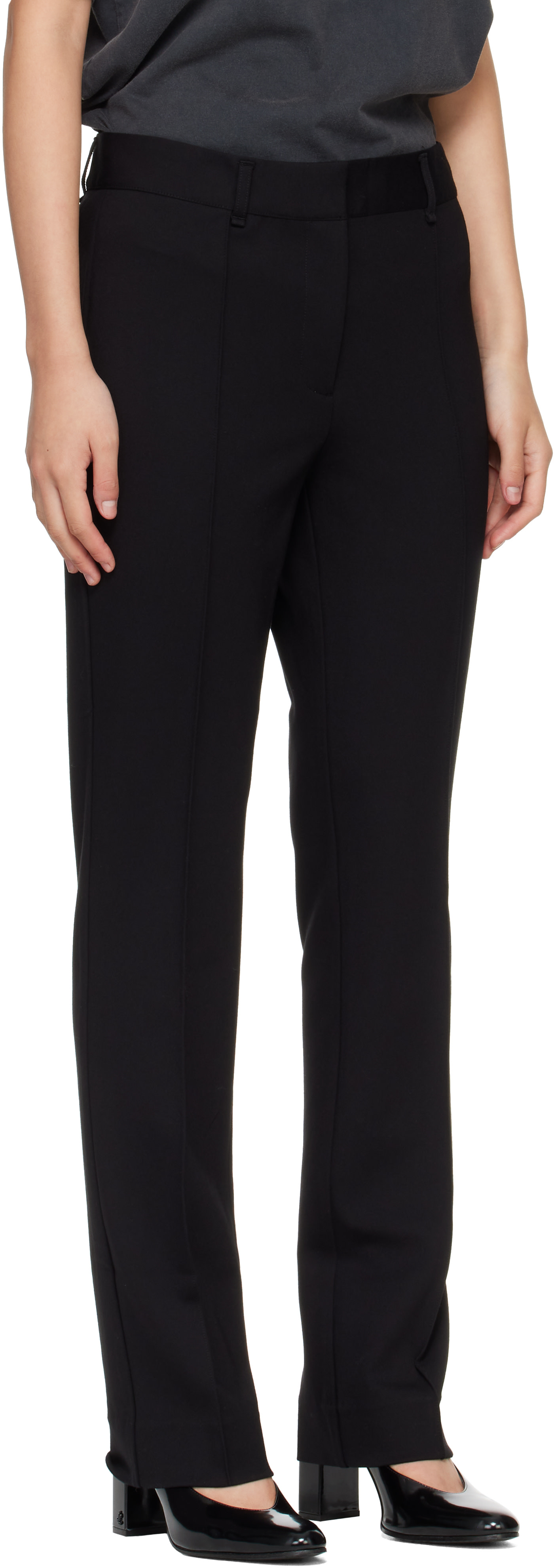 rag & bone - Pantalon-cigarette Sutton noir