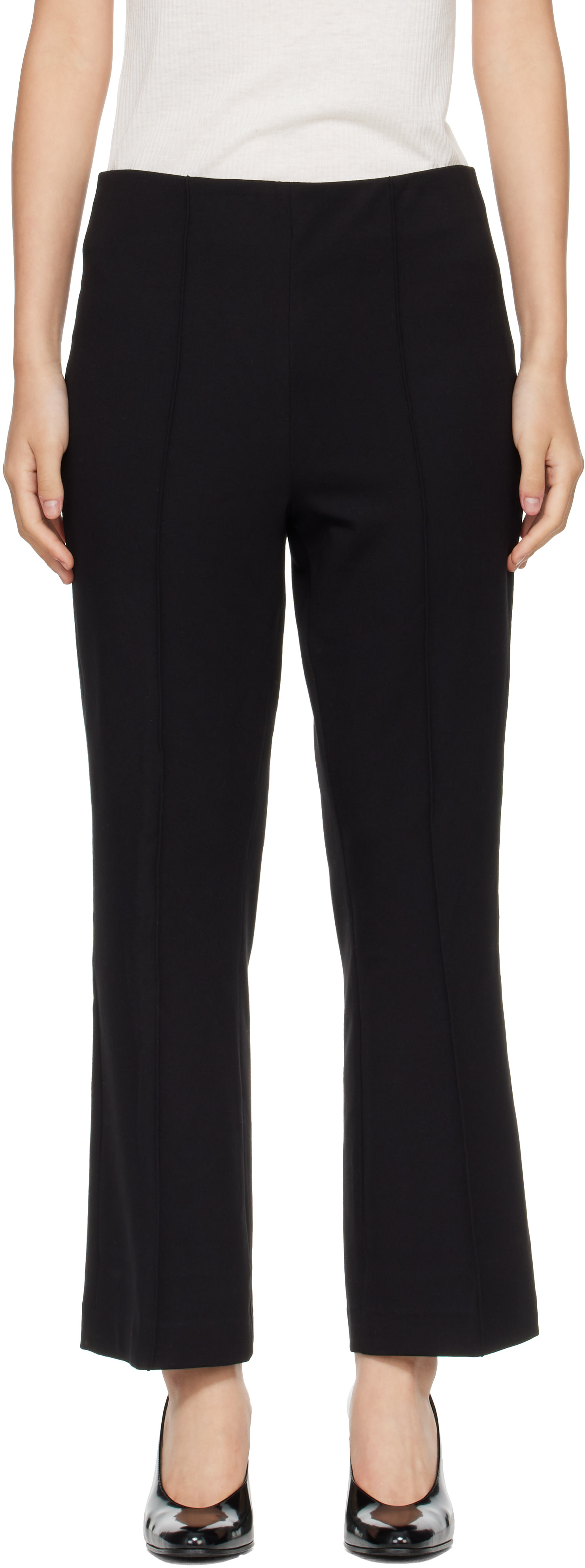 rag & bone - Pantalon évasé noir - Irina