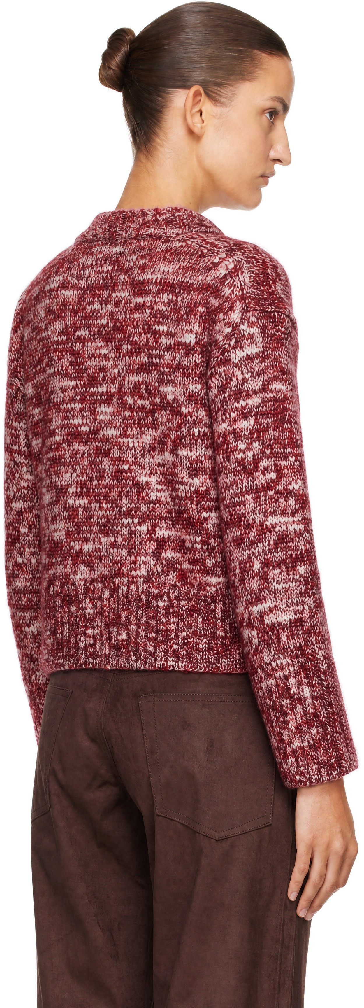 rag & bone - Pull Marlee rouge à col ras du cou