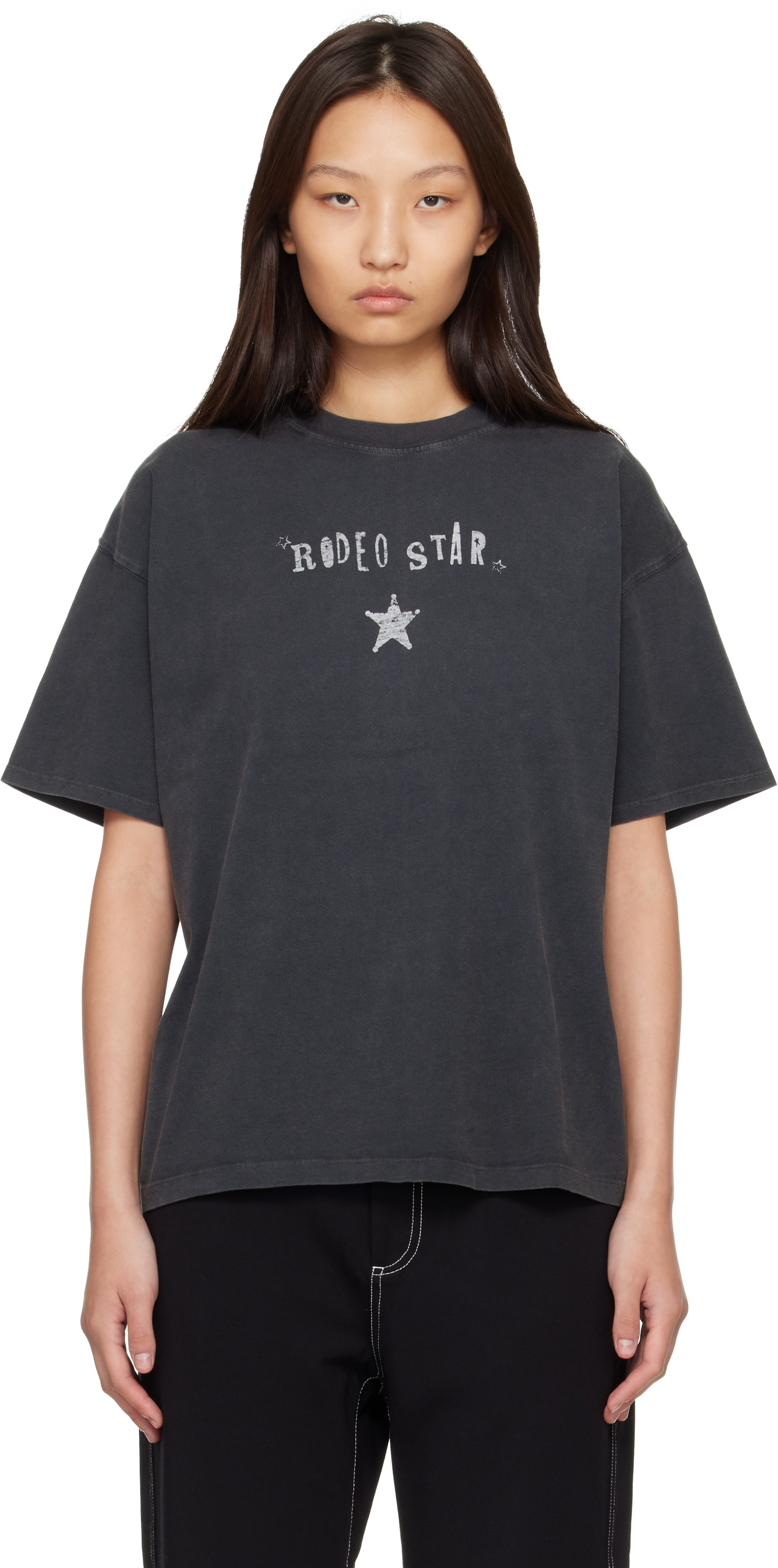 rag & bone - T-shirt 'Rodeo Star' noir