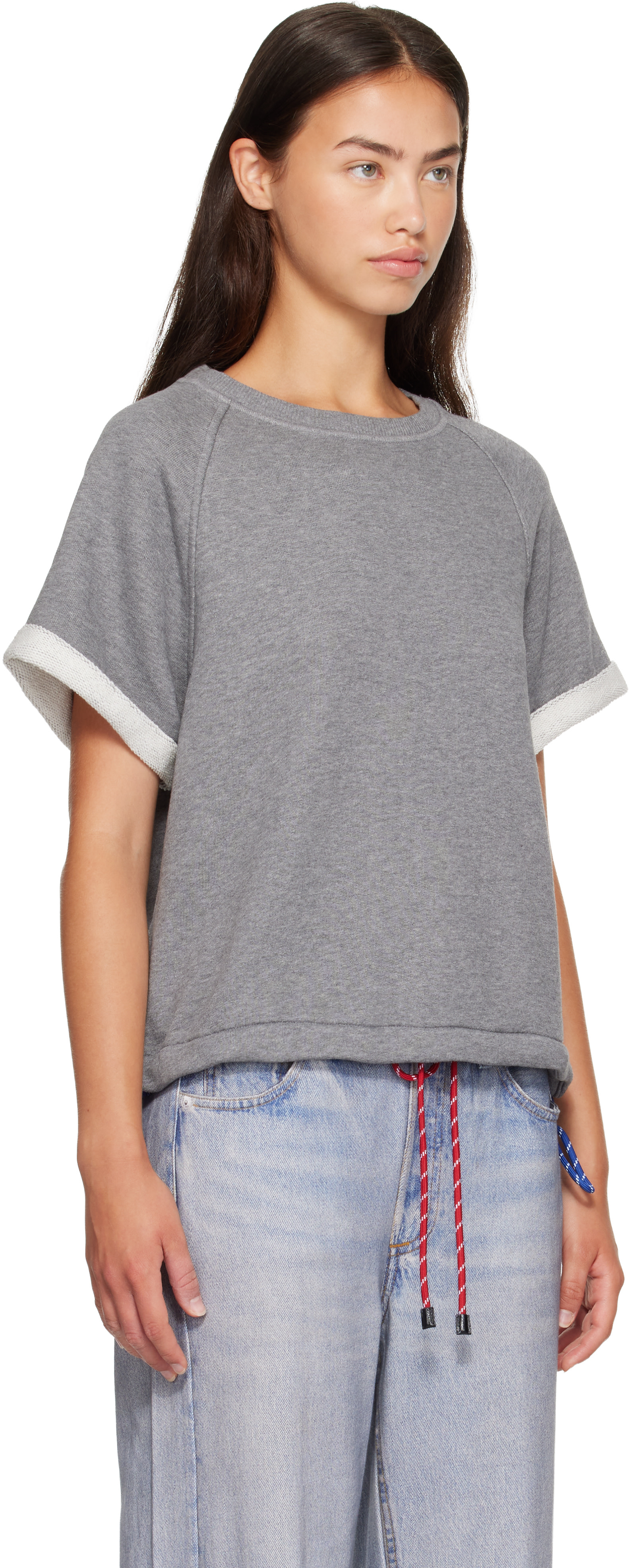 rag & bone - Gray Vintage Terry T-shirt