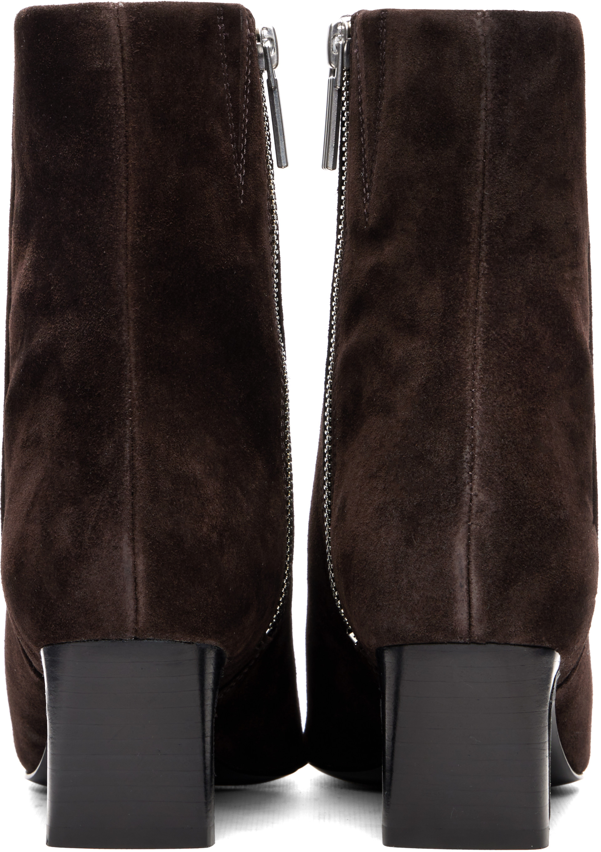 rag & bone - Bottines Kai brunes en suède